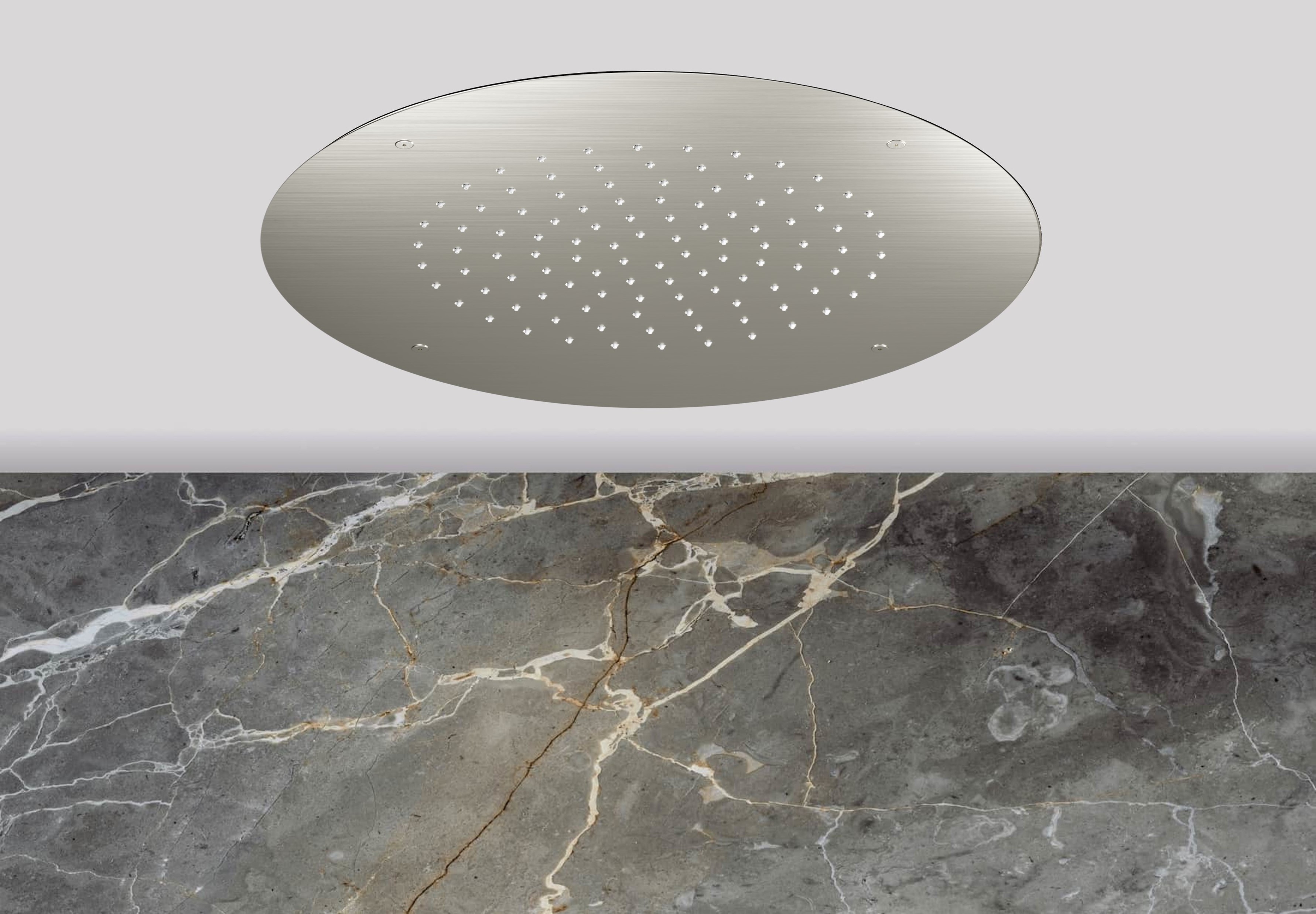 Lagoo Nesso Hoofddouche Showerlicious 420 N8221BN Brushed Nickel