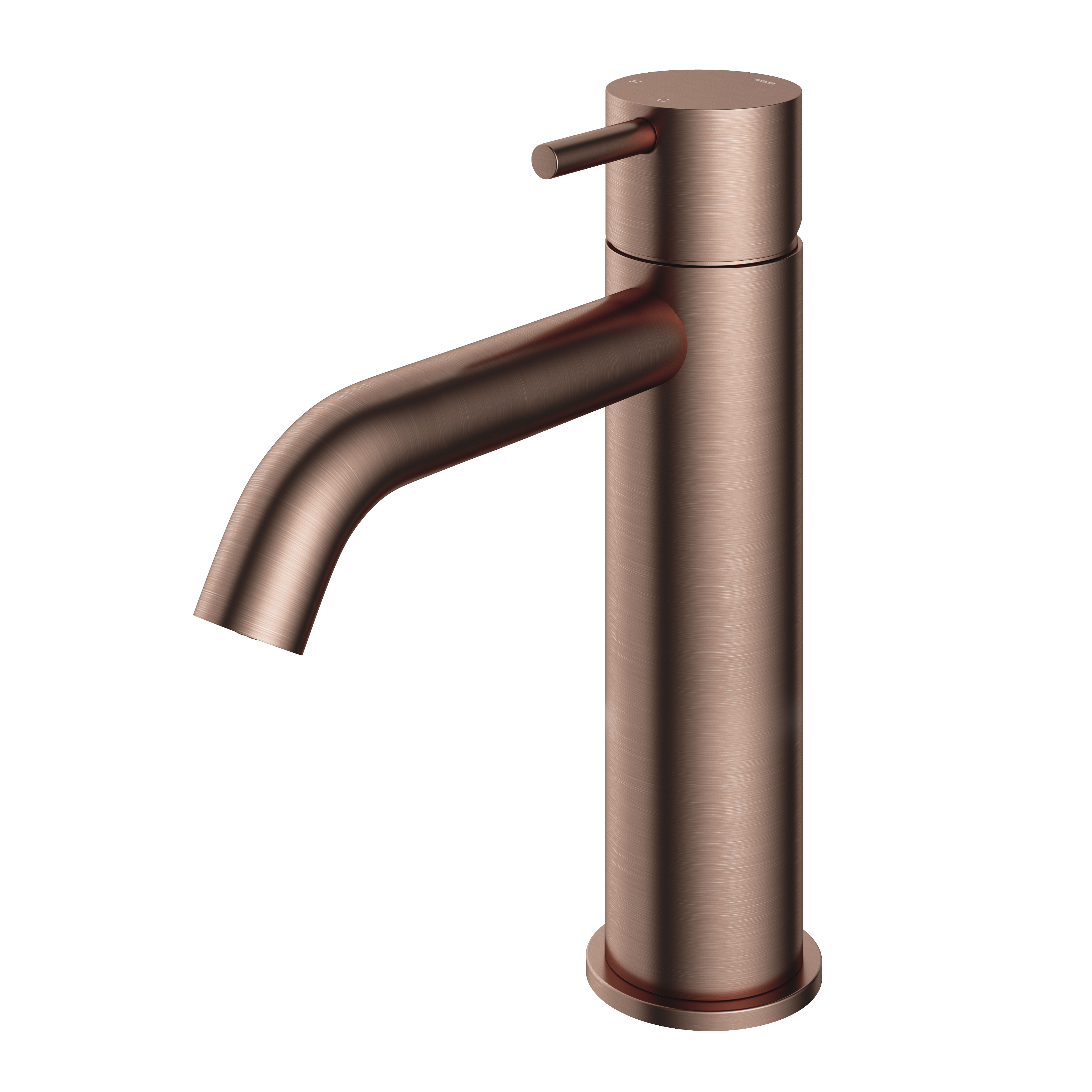 Hotbath Cobber wastafelmengkraan zonder waste CB003MCBCP Geborsteld Koper PVD