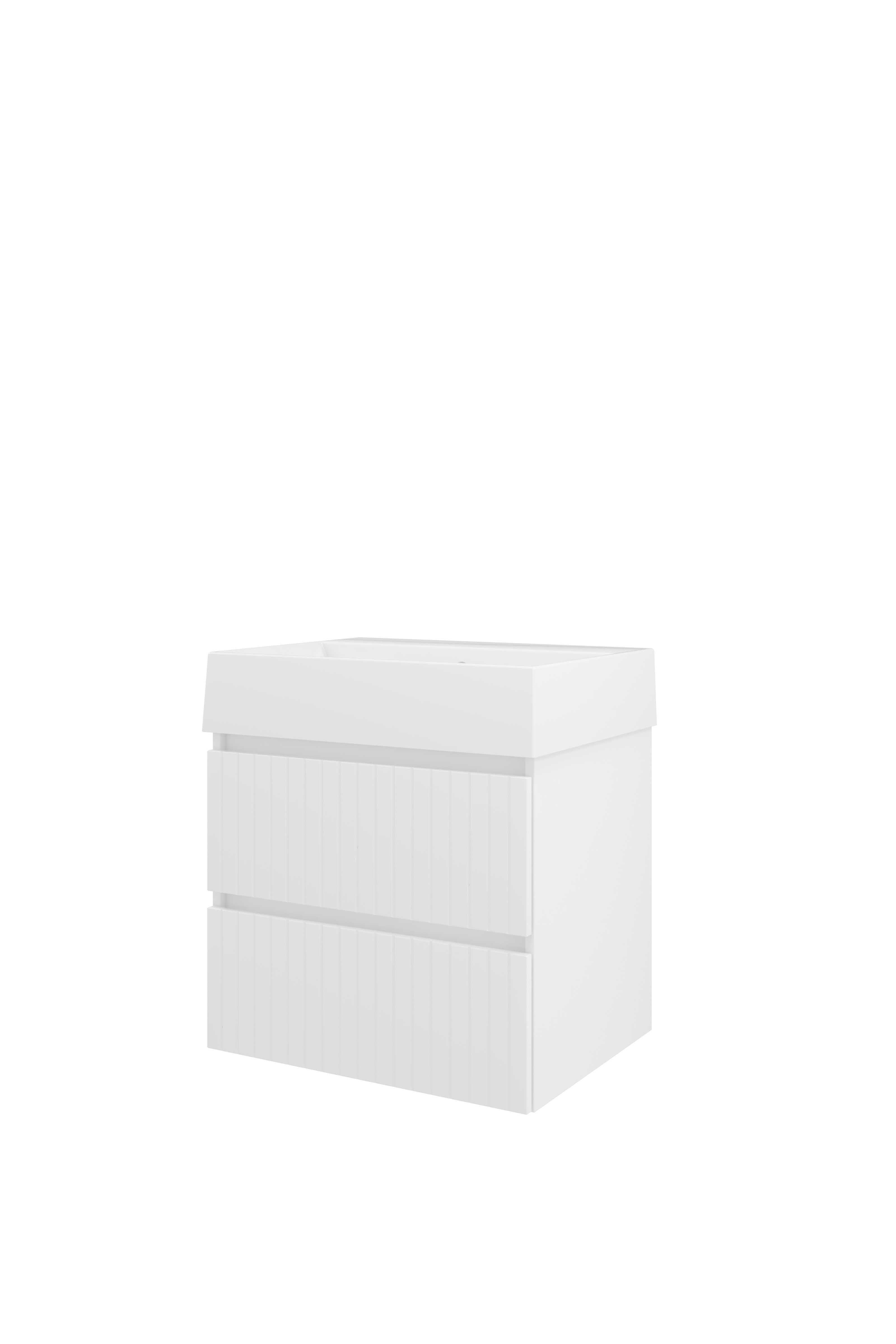 Proline Set porselein Loft wast. z. krgt. en onderkast sym. gefr. 1818144 Glans wit/Glans wit 600x460x650