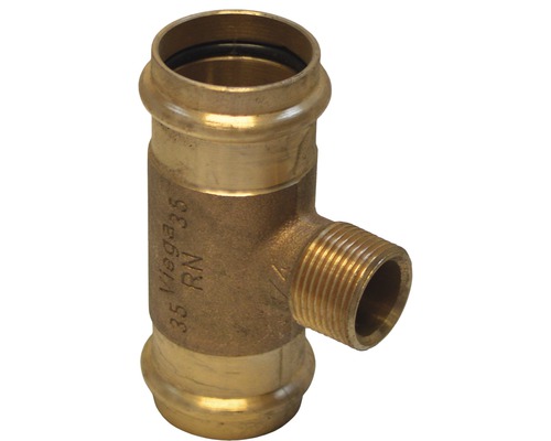 Viega Profipress T stuk buitendraad 54x3/4x54 197858