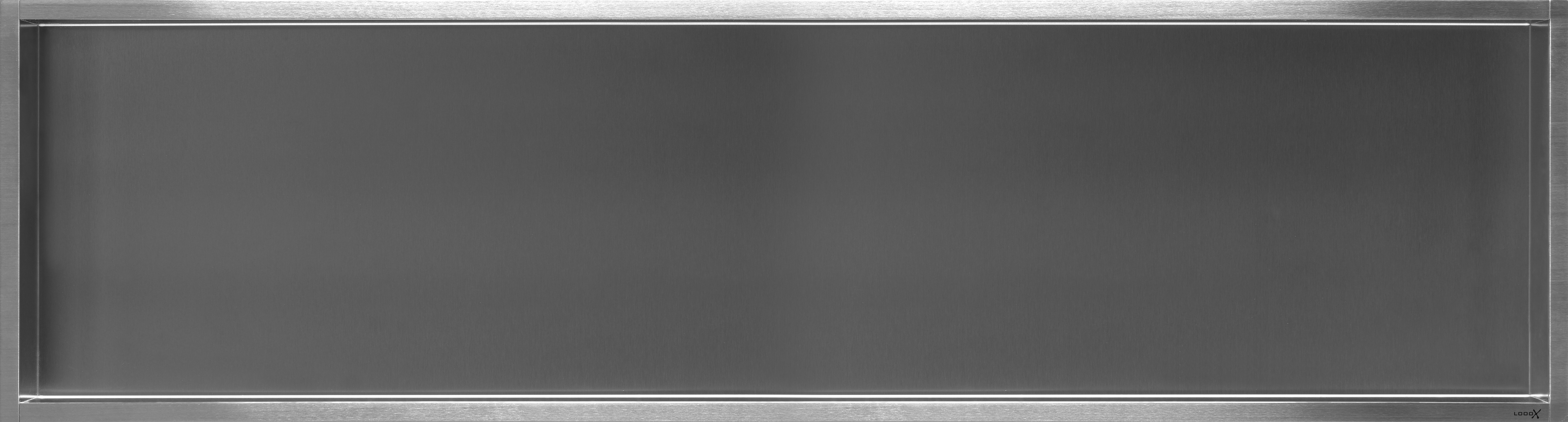 LoooX BOX120 inbouwnis 1200 x 300 mm. BOX120 RVS