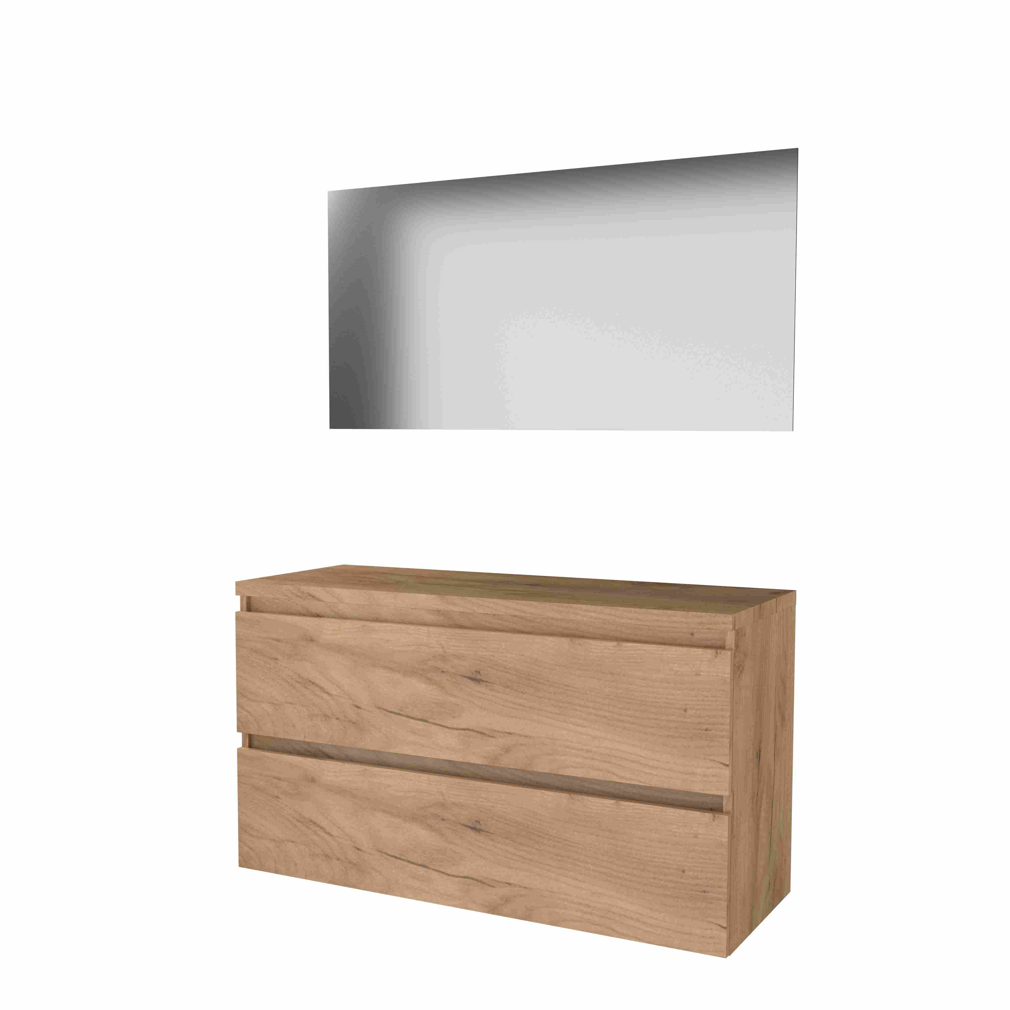 Basic Ultimate 46 onderk. GL incl. 2 la + afdekplaat incl. spg. m. LED ind. o+b B1200xD460 Whisky Oak / 1813487