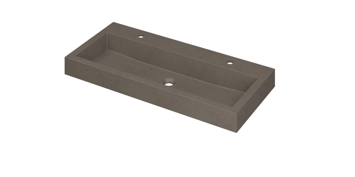 INK Momento wast. Quartz met 2 krgt. 3421432 Quartz beton H90xB1000xD450