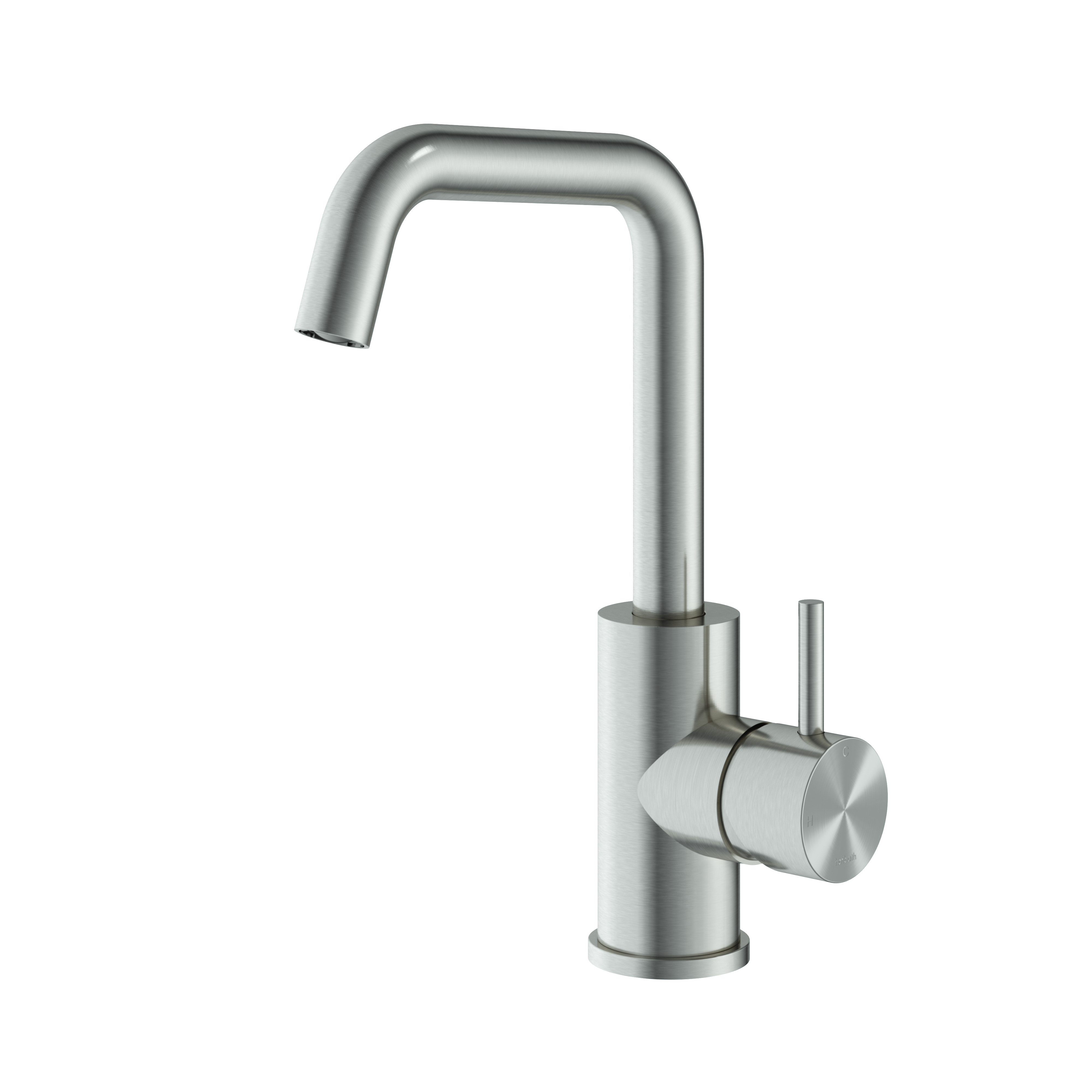 Hotbath Archie wastafelmengkraan met draaib. uitloop zonder waste AR014IX RVS316