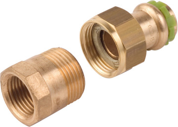 VSH SudoPress Koper 3-delige overgang vlakdichtend pres x bndr. 18x3/4   (6672402)