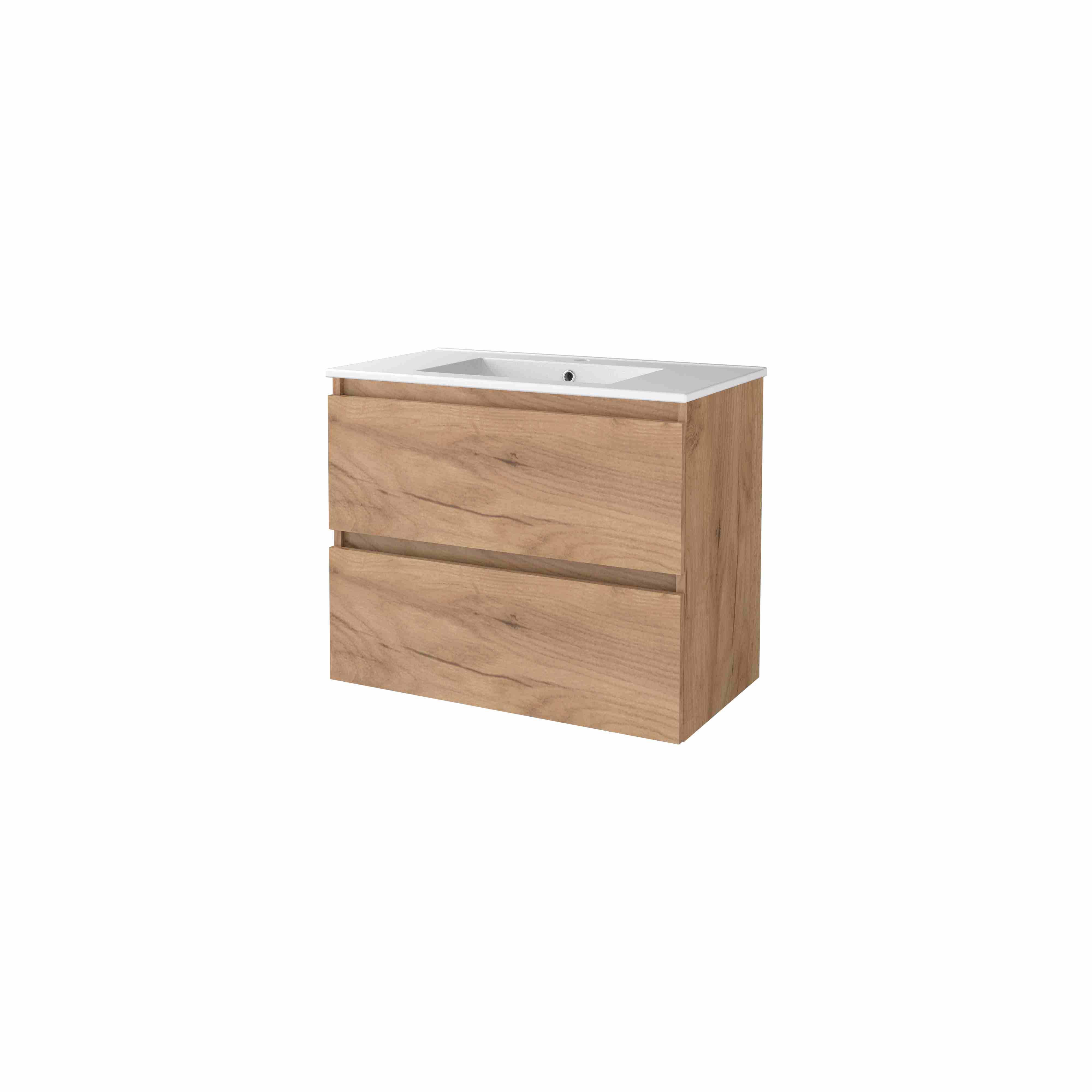 Basic Start 46 set 80x46cm greepl. 2 la keram. wast. 1 krgt. S46GL80PWO Whisky Oak