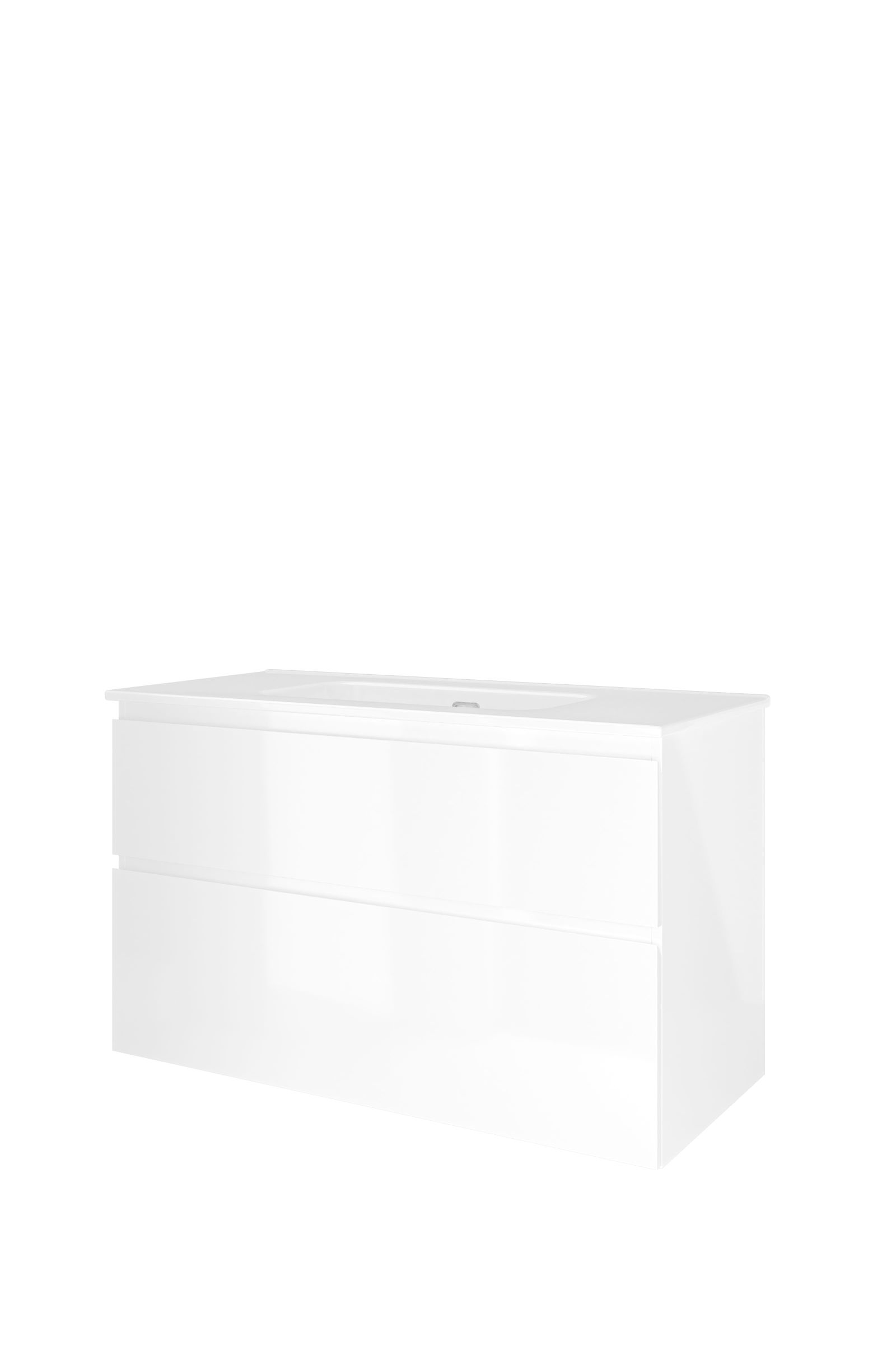 Proline set porselein Elegant wast. z. krgt. en onderk. a-sym. 1815244 Glans wit/Glans wit H620xB1000xD460