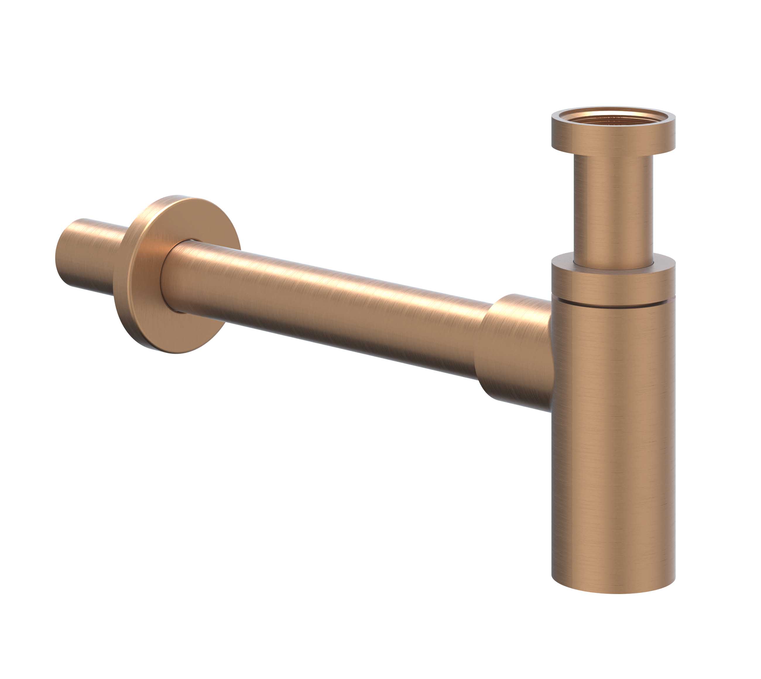 IVY Toebehoren Design sifon hoog model 6901805 gebr. mat koper PVD