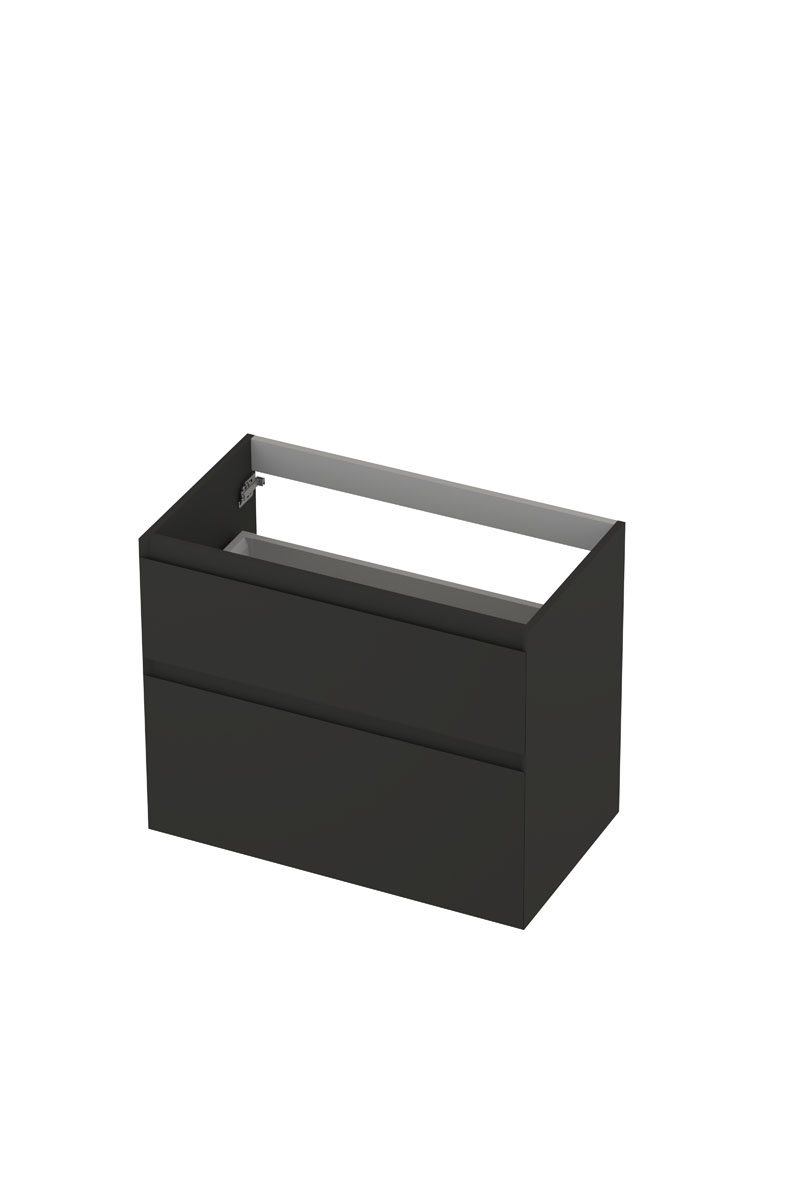 INK onderk. 2 la GL gelakt 45gr a-symm. H800xB450xD650 Mat antraciet / 1240821