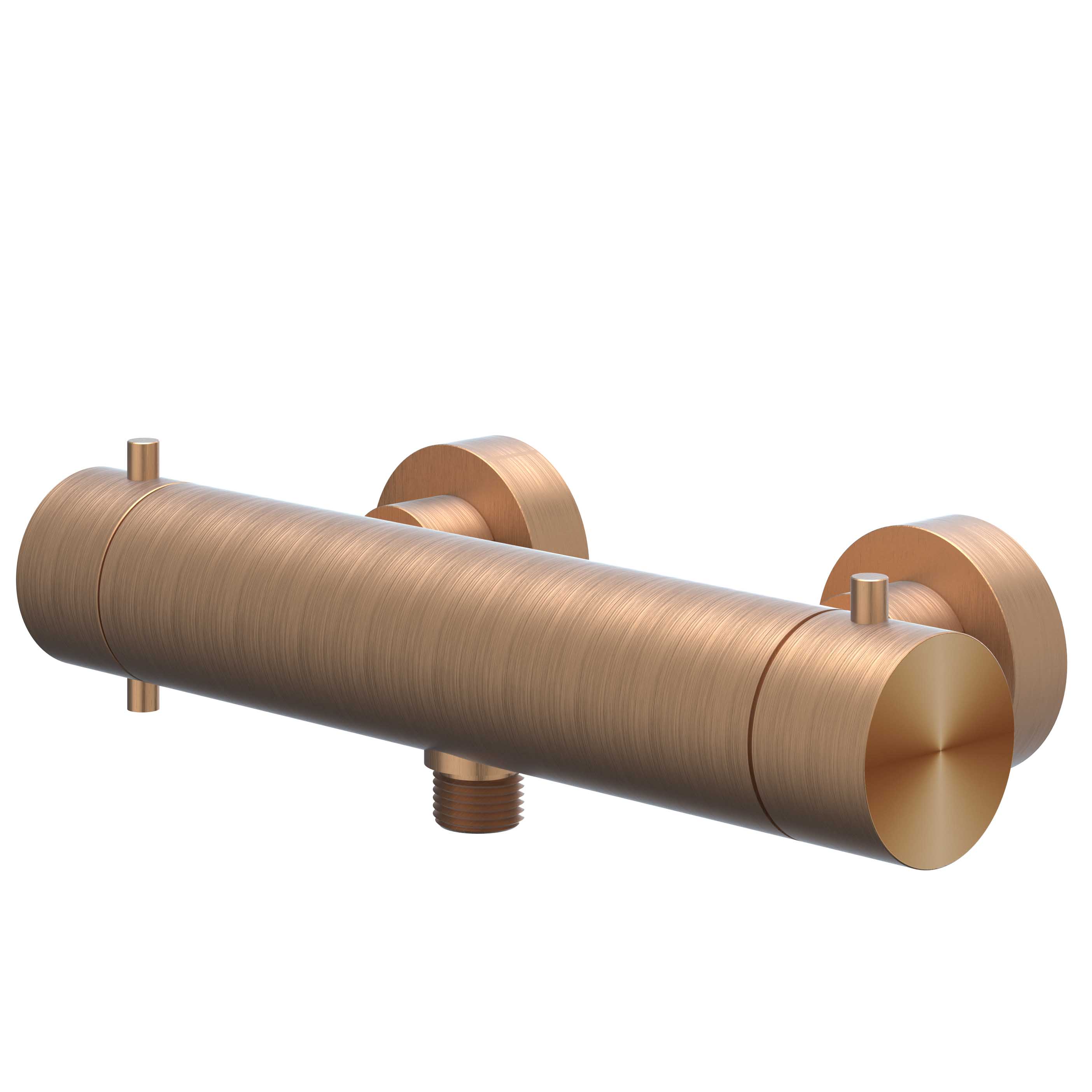 IVY Concord Douchethermostaatkraan opbouw cooltouch 6201013 RVS316 gebr. mat koper PVD