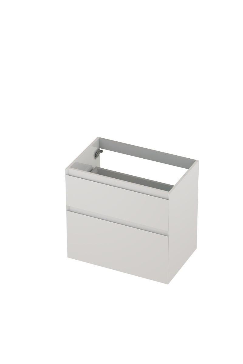 INK onderk. 2 la GL gelakt 45gr a-symm. H700xB450xD650 Hoogglans wit / 1240812