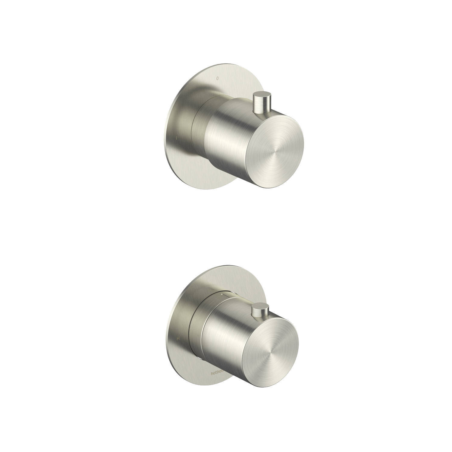 Hotbath Archie afbouwdeel thermostaat met 2-weg stop-omstel AR7009EXTIX RVS316