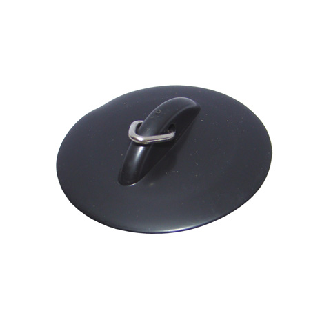 Plugstop 38.5 mm univ. Zwart Kst. m. triangel