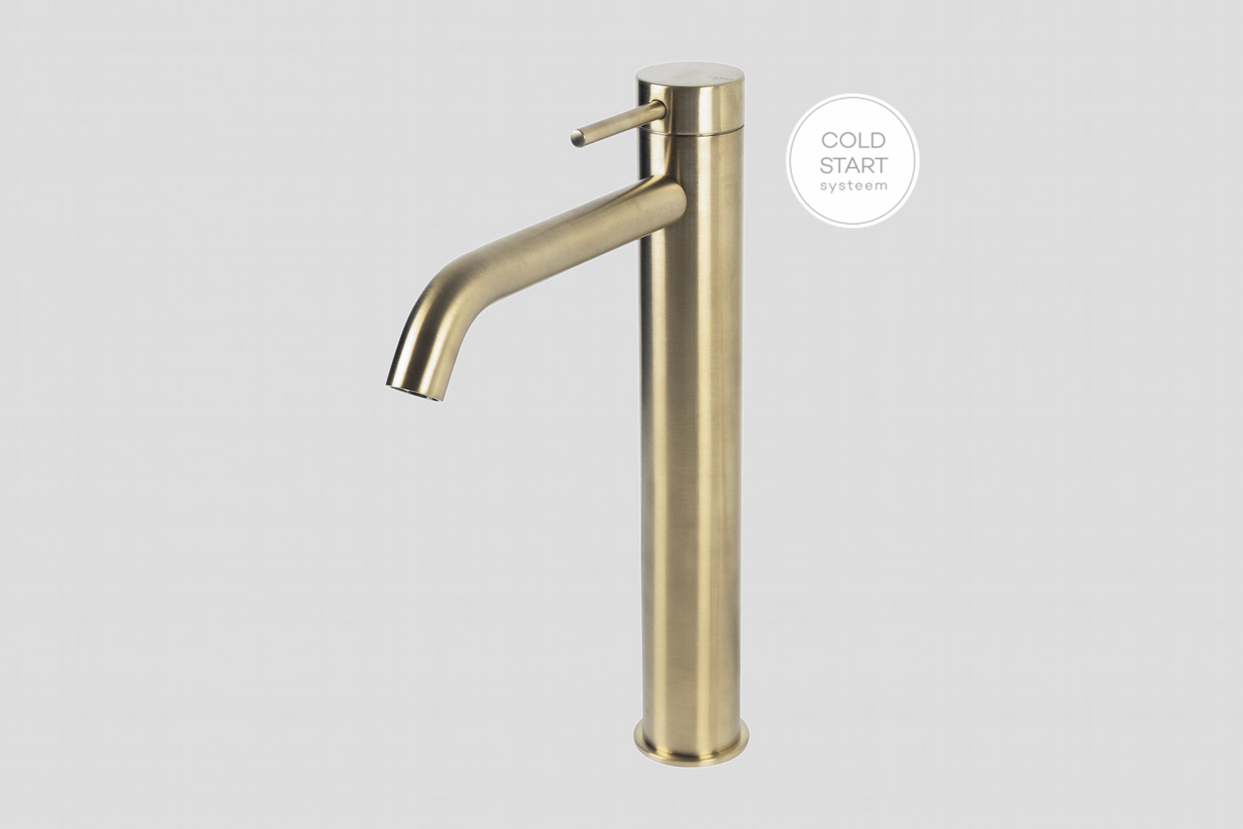 Lagoo Garda Wastafelmengkraan high G1104PG Brushed Champagne PVD