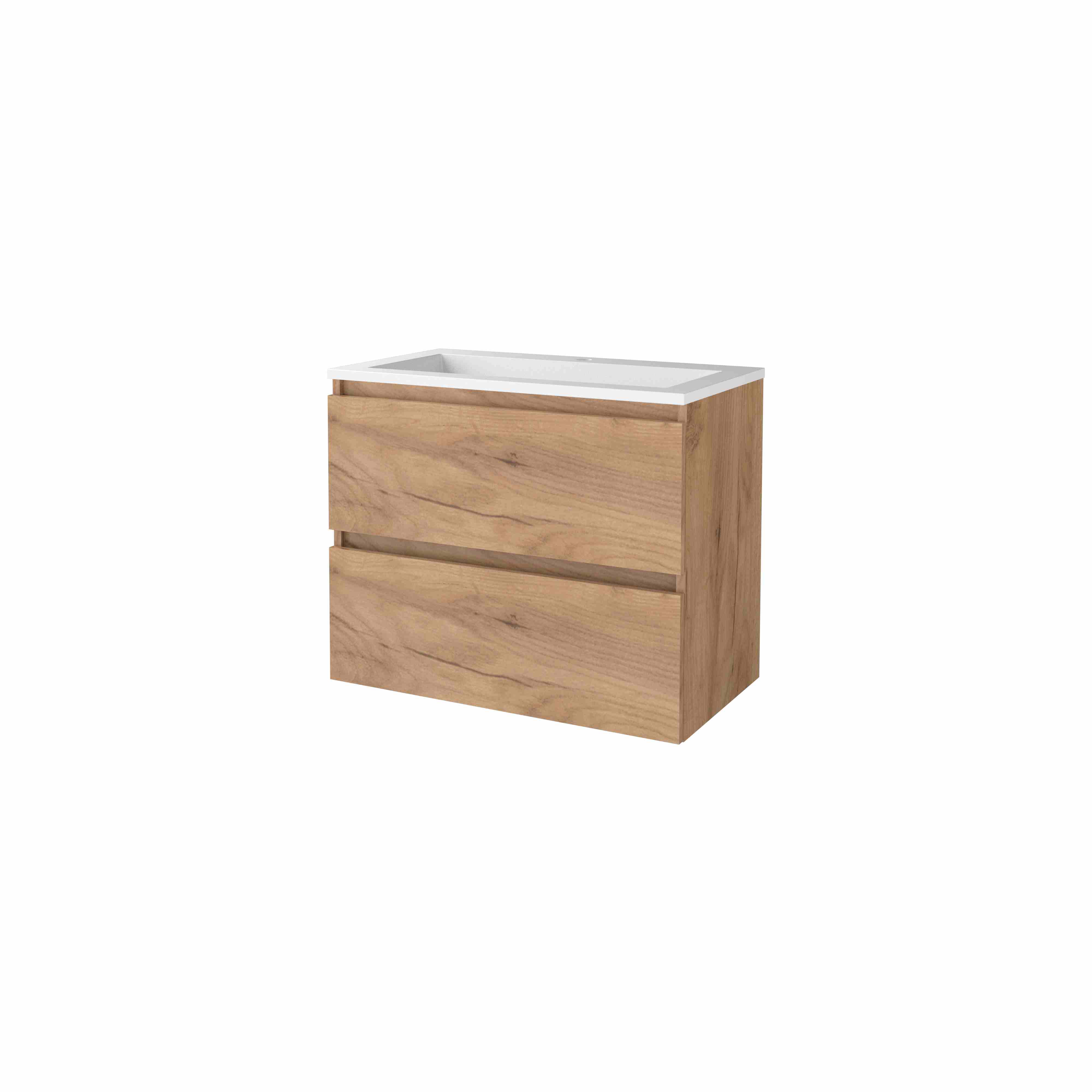 Basic Start 46 set 80x46cm greepl. 2 la Acryl wast. 1 krgt. S46GL80AWO Whisky Oak