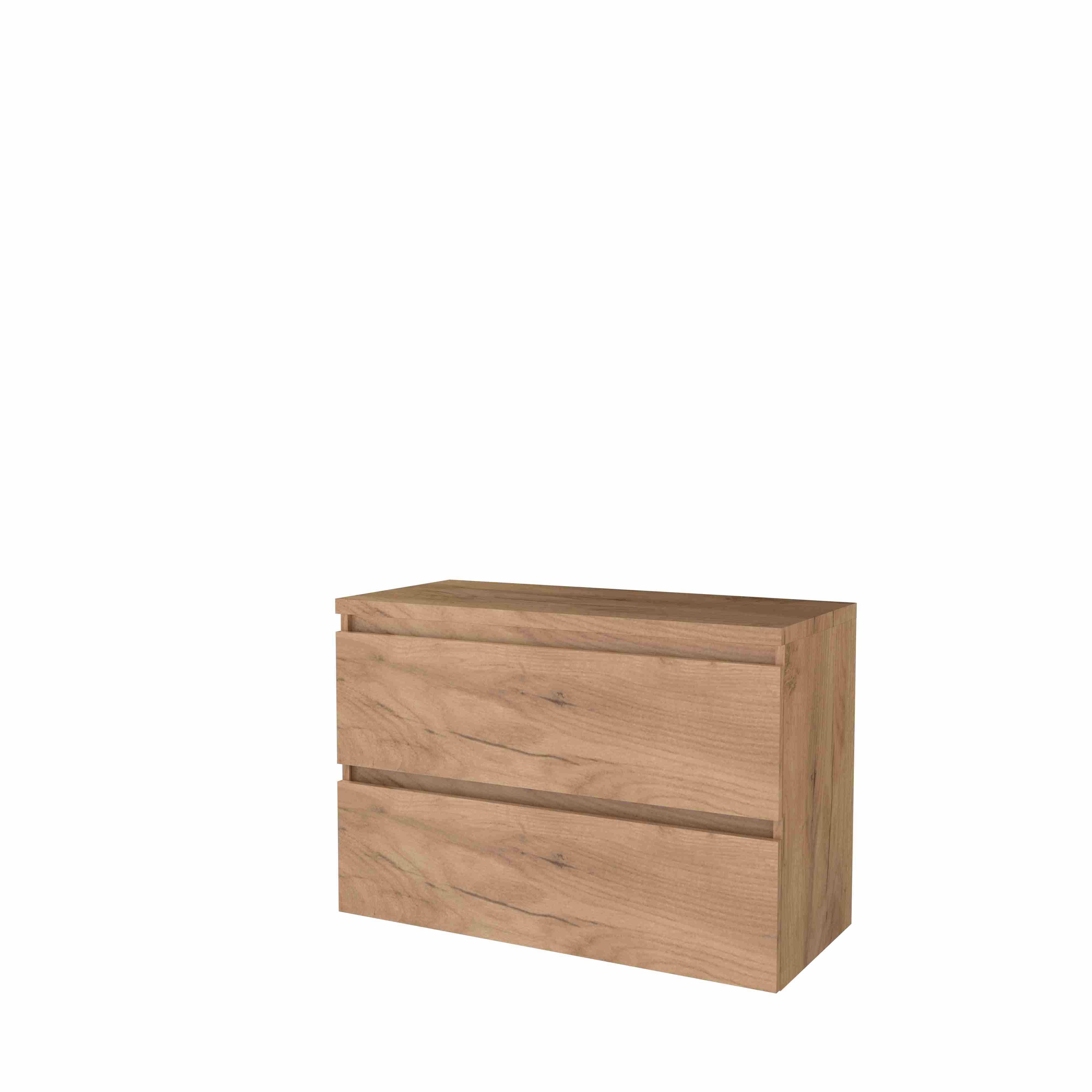 Basic Start 46 onderk. GL incl. 2 la + afdekplaat B1000xD460 Whisky Oak / 1813430
