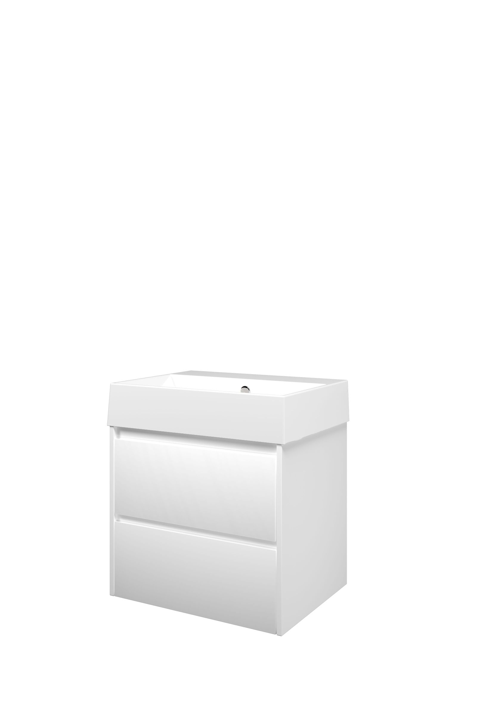 Proline set porselein Loft wast. z. krgt. en onderk. sym. 1815405 Mat wit/Glans wit H620xB600xD460