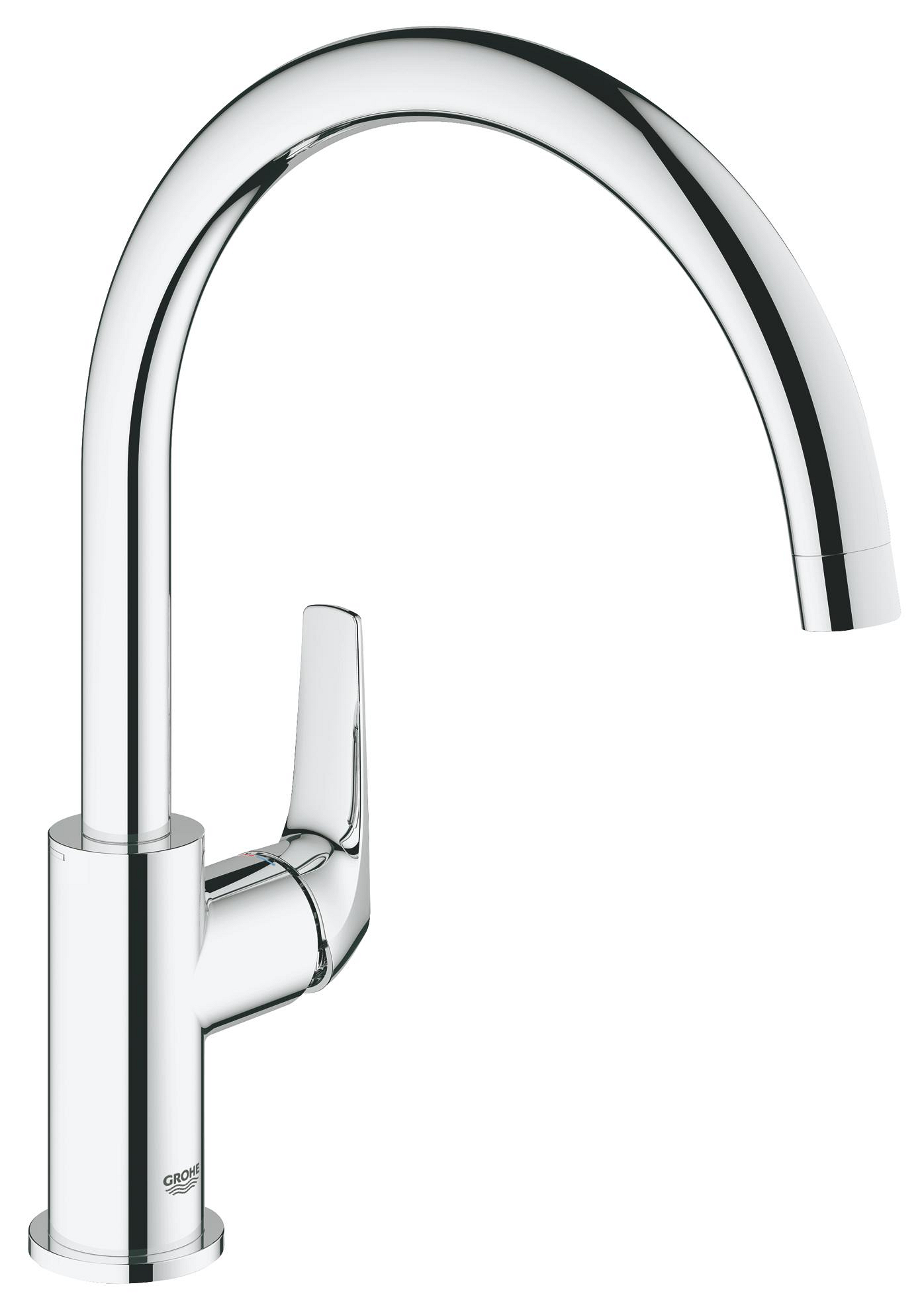 Grohe Bauflow keukenmengkraan hoge uitloop 31538001