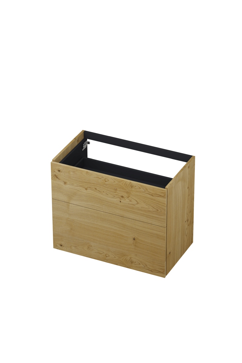 INK P2O onderkast 2 laden push to 1259026 Fineer Natur H650xB800xD450