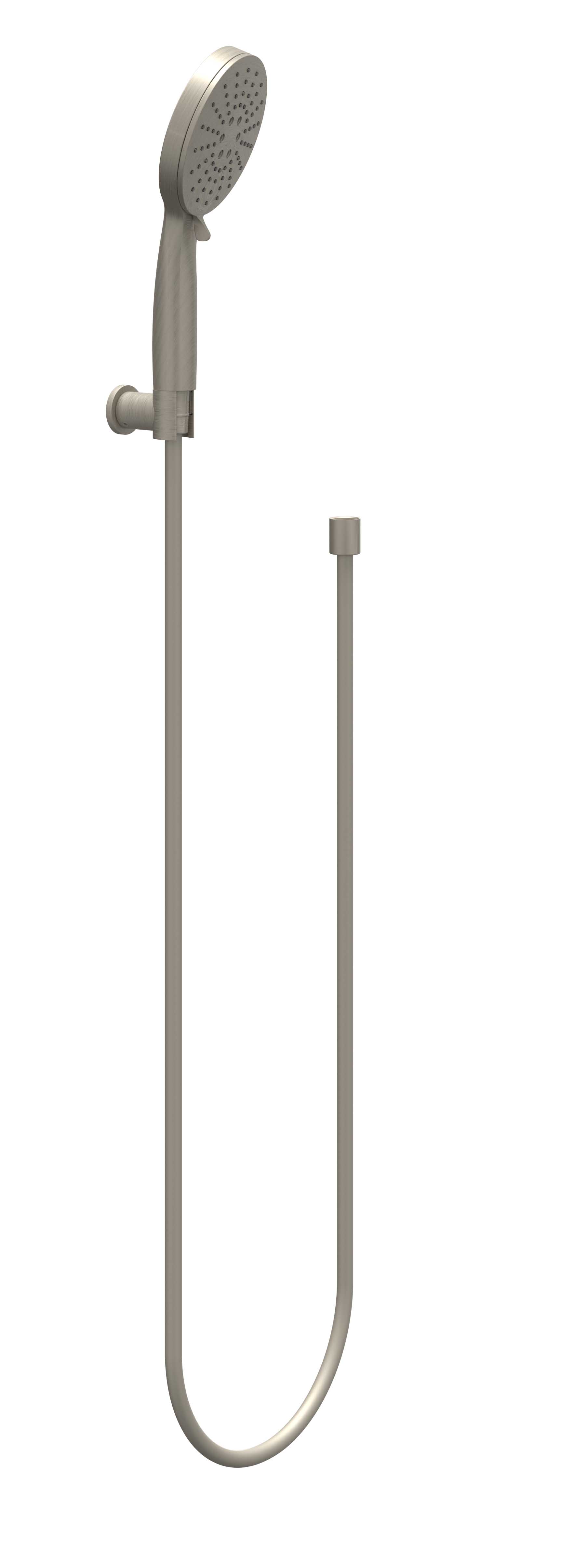 IVY handdset slang 150cm wandhouder en 3-standen handd 6901113 gebr. nickel PVD