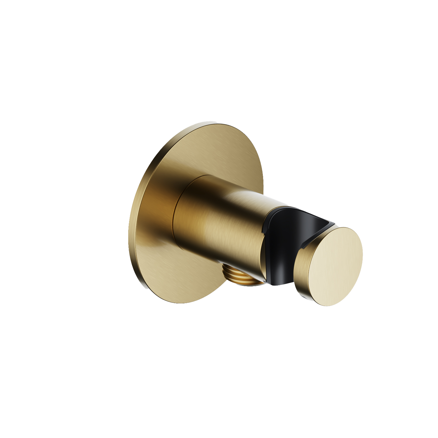 Hotbath Ace wandsteun m. uitlaat AC515BBP Geborsteld messing PVD