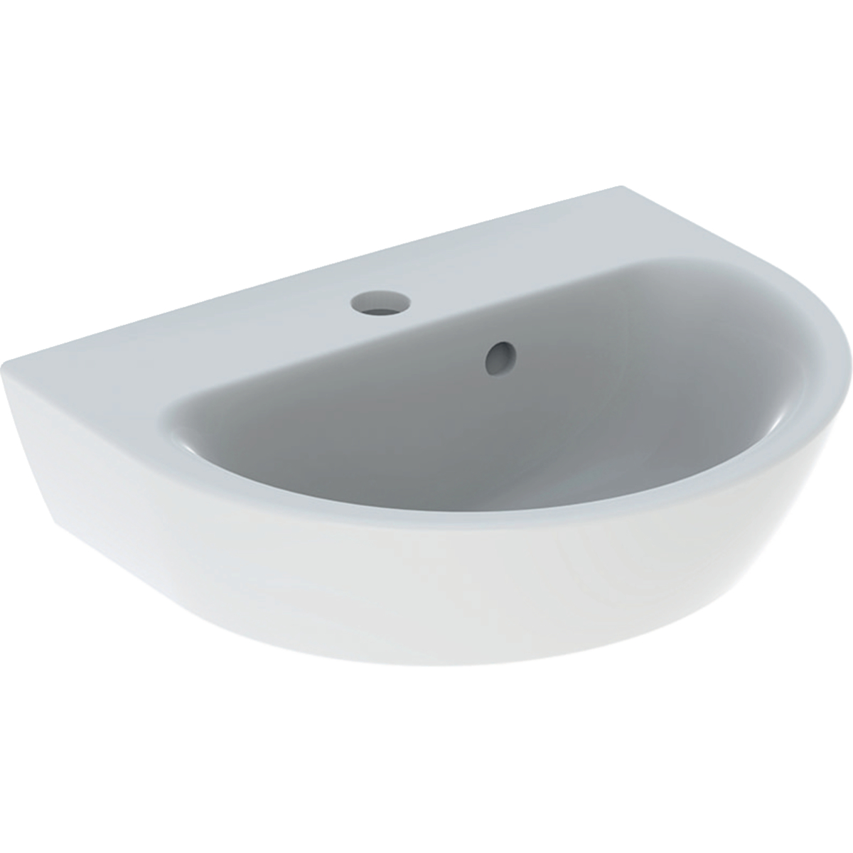 Geberit Renova fontein 45x36cm m.krgt. m.overl. 500.375.01.8 Wit KeraTect