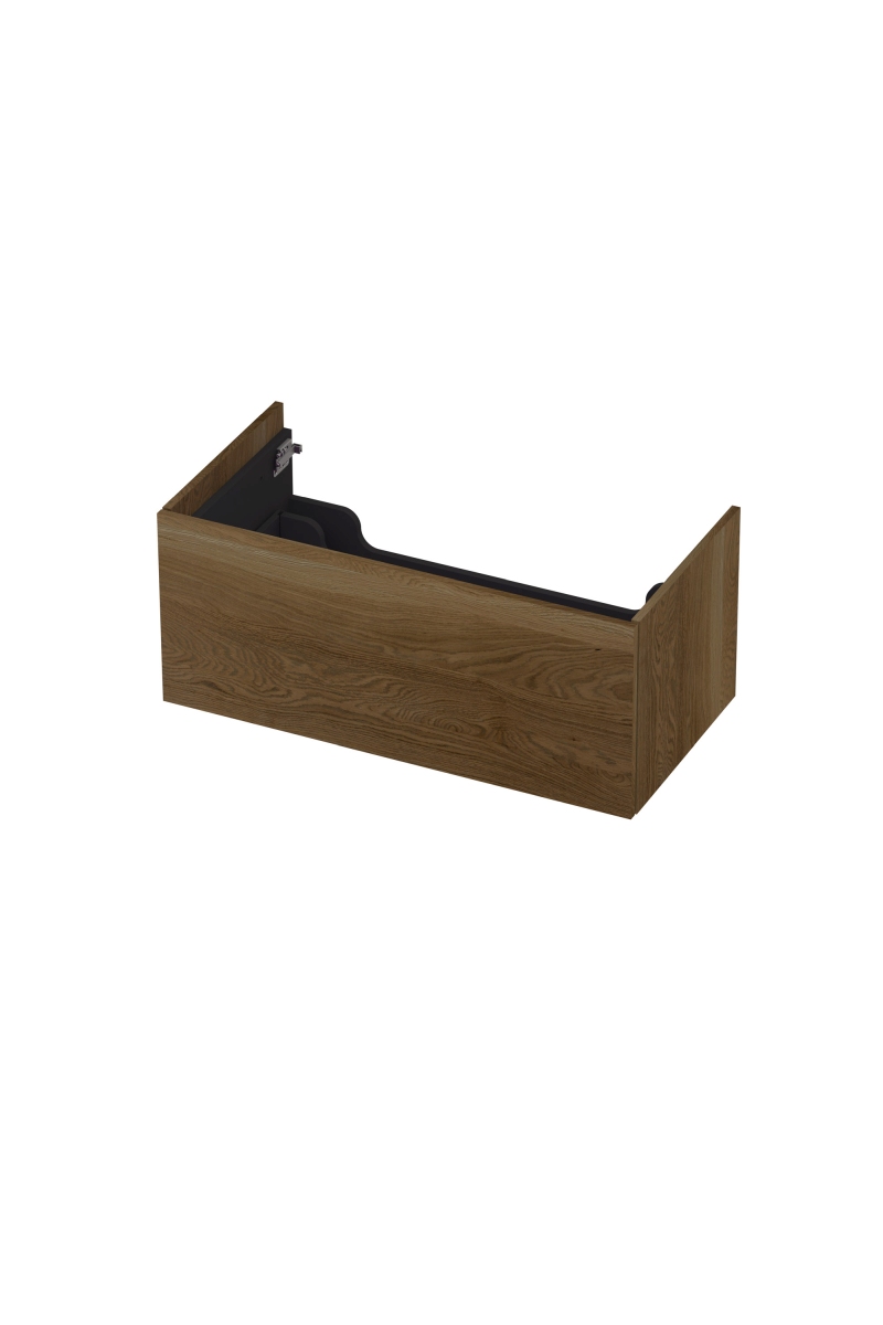INK onderkast 1 lade push 2 open 1259670 massief eiken ash grey H376xB900xD450