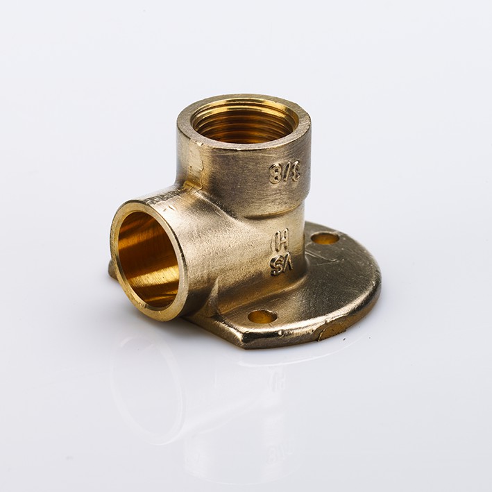 Mess. Muurplaat laag  1  bndr. x 28 mm. 0424369