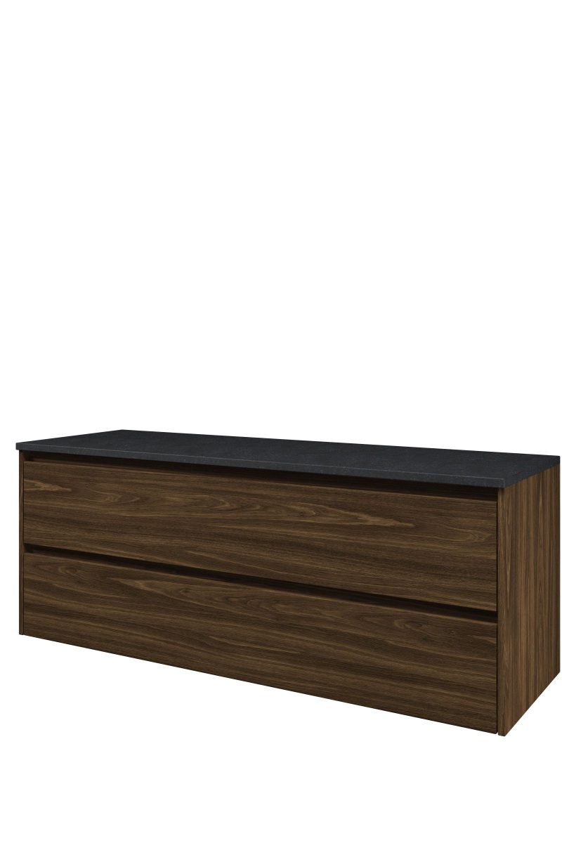 Proline Top afdekplaat hardsteen onderk. symm. H540xB1400xD460 Cabana oak/Blue stone / 1817983