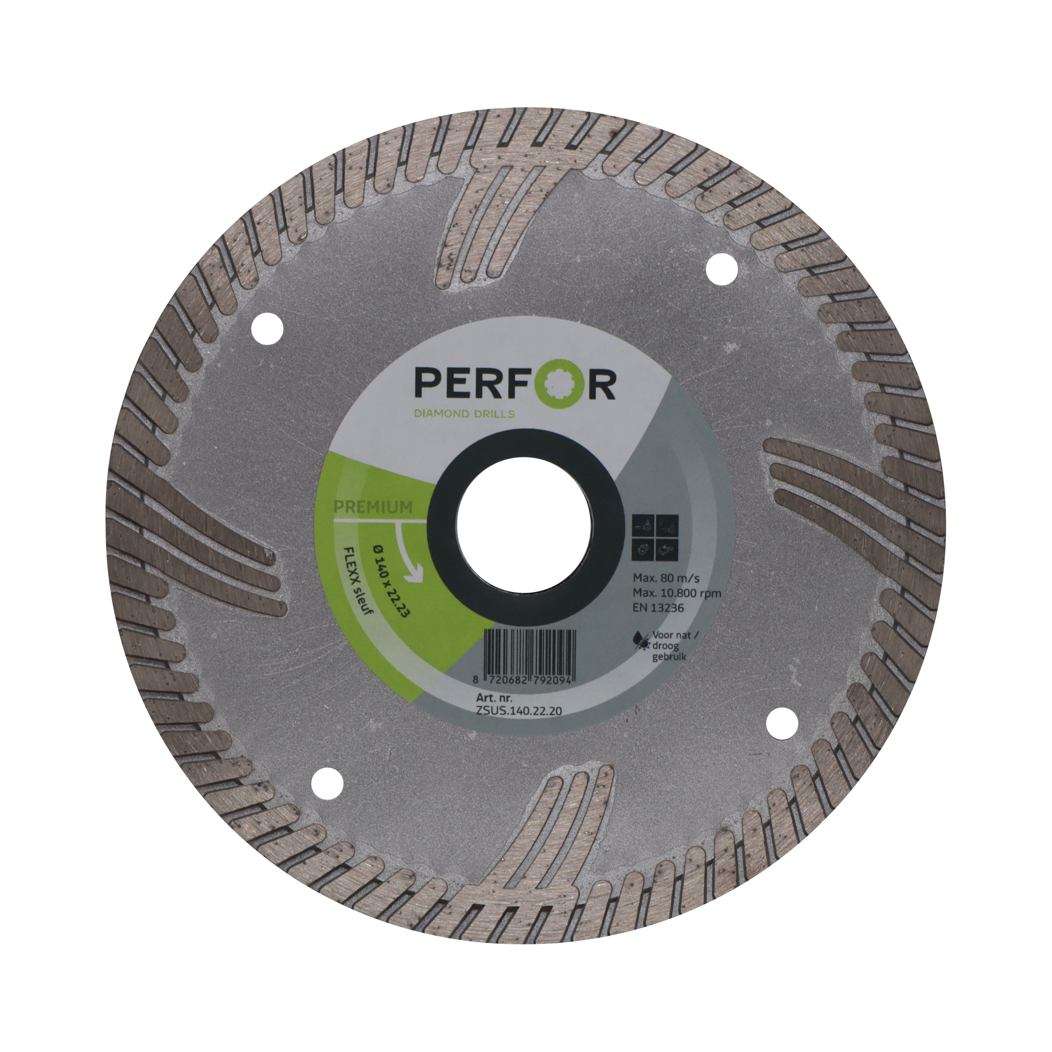 Zaagblad FLEXX sleuf 140 asgat 22.23 ZSUS.140.22.20