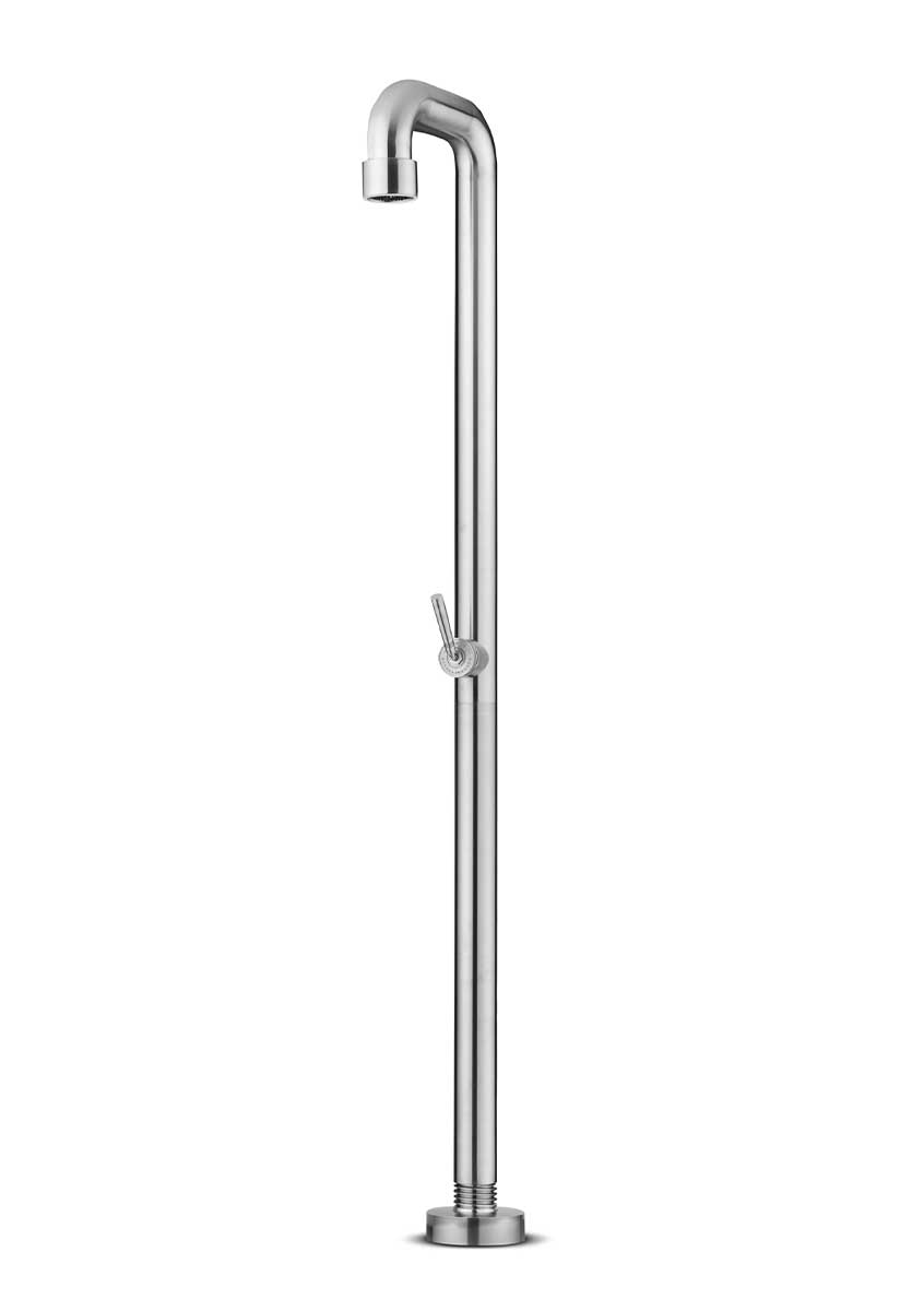 Jee-o soho raw vrijstaande douche m. eengreepsmengkr. progressief geborsteld 700-6100