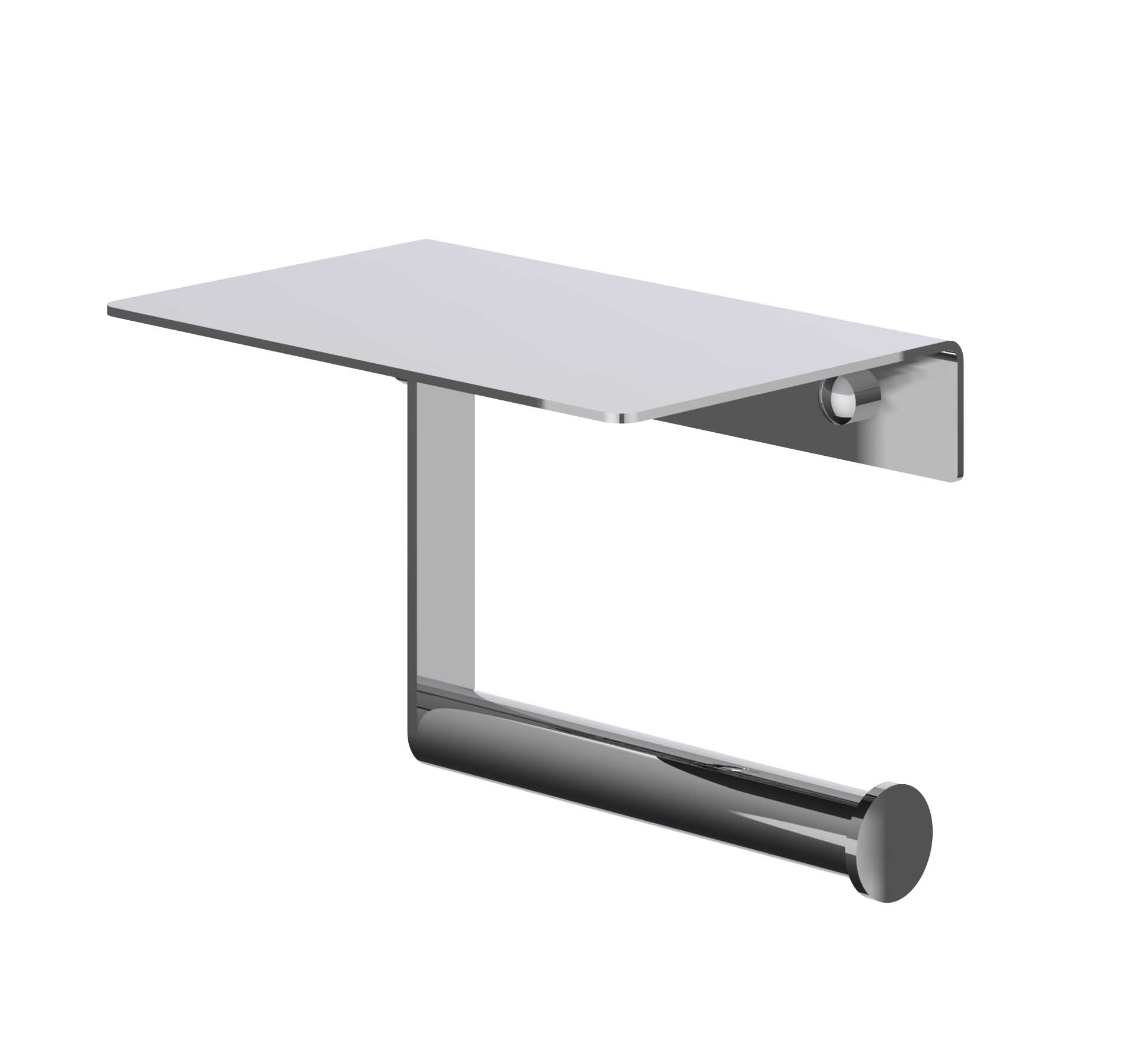 IVY Toiletrolhouder met platteau 6500501 Chroom