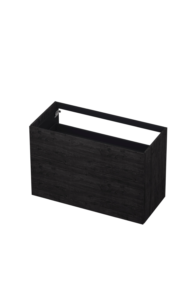 INK onderk. 2 laden push to open 65cm hout decor 1259102 Houtskool eiken H650xB1000xD450