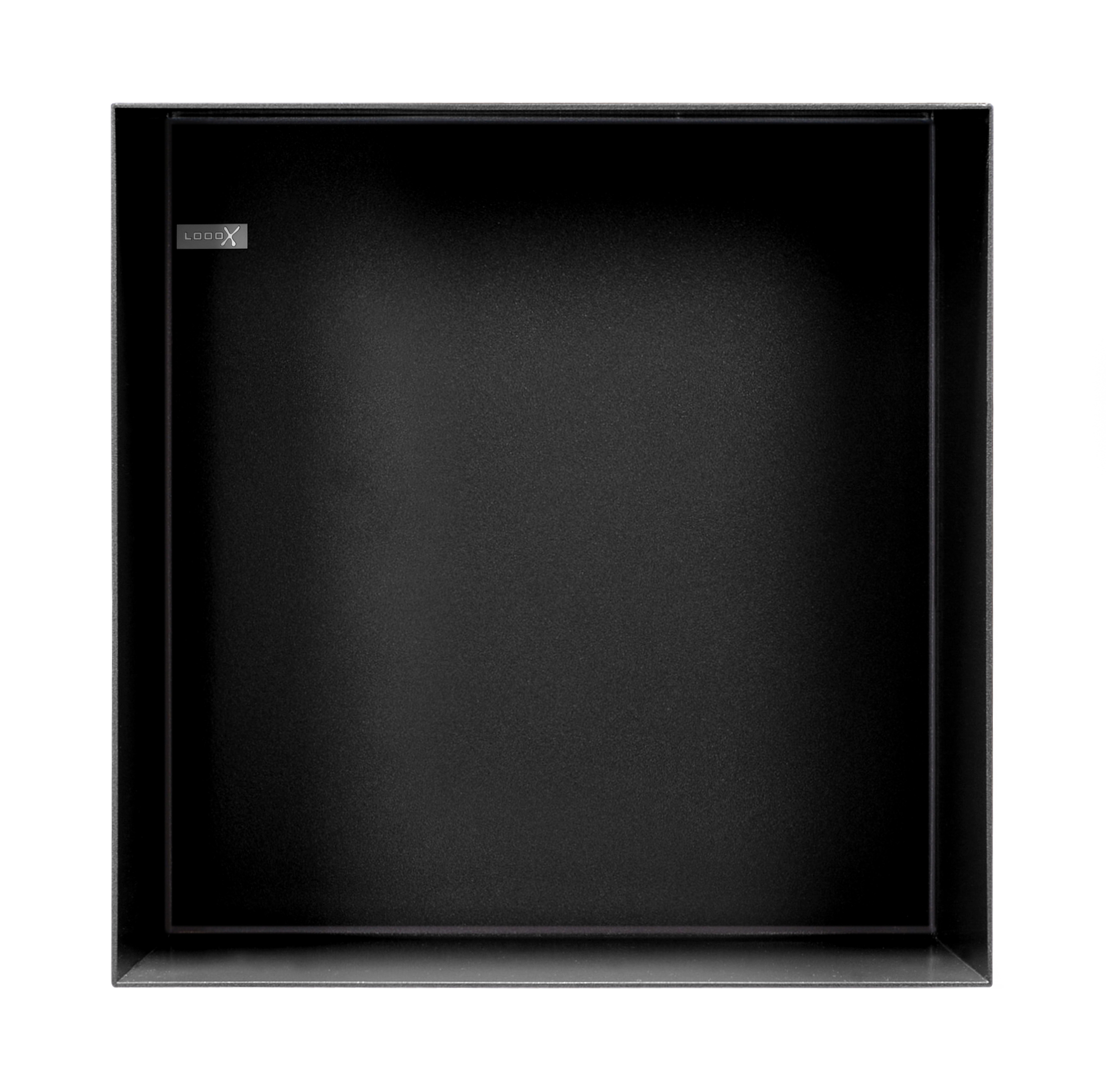 Looox Inbouwnis mat zwart 30x30cm CBOX30MZ