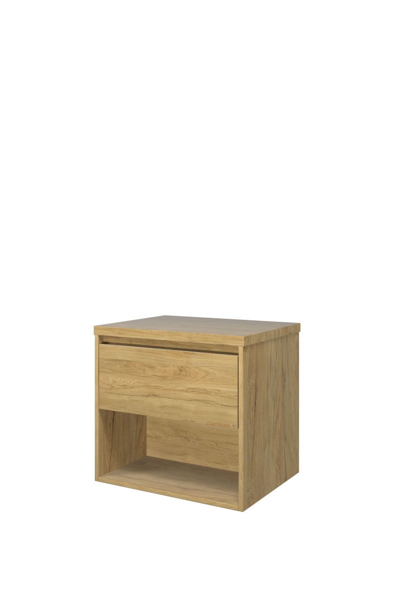 Proline set Top afdekplaat en onderk. met schap 1817202 Ideal oak H552xB600xD460