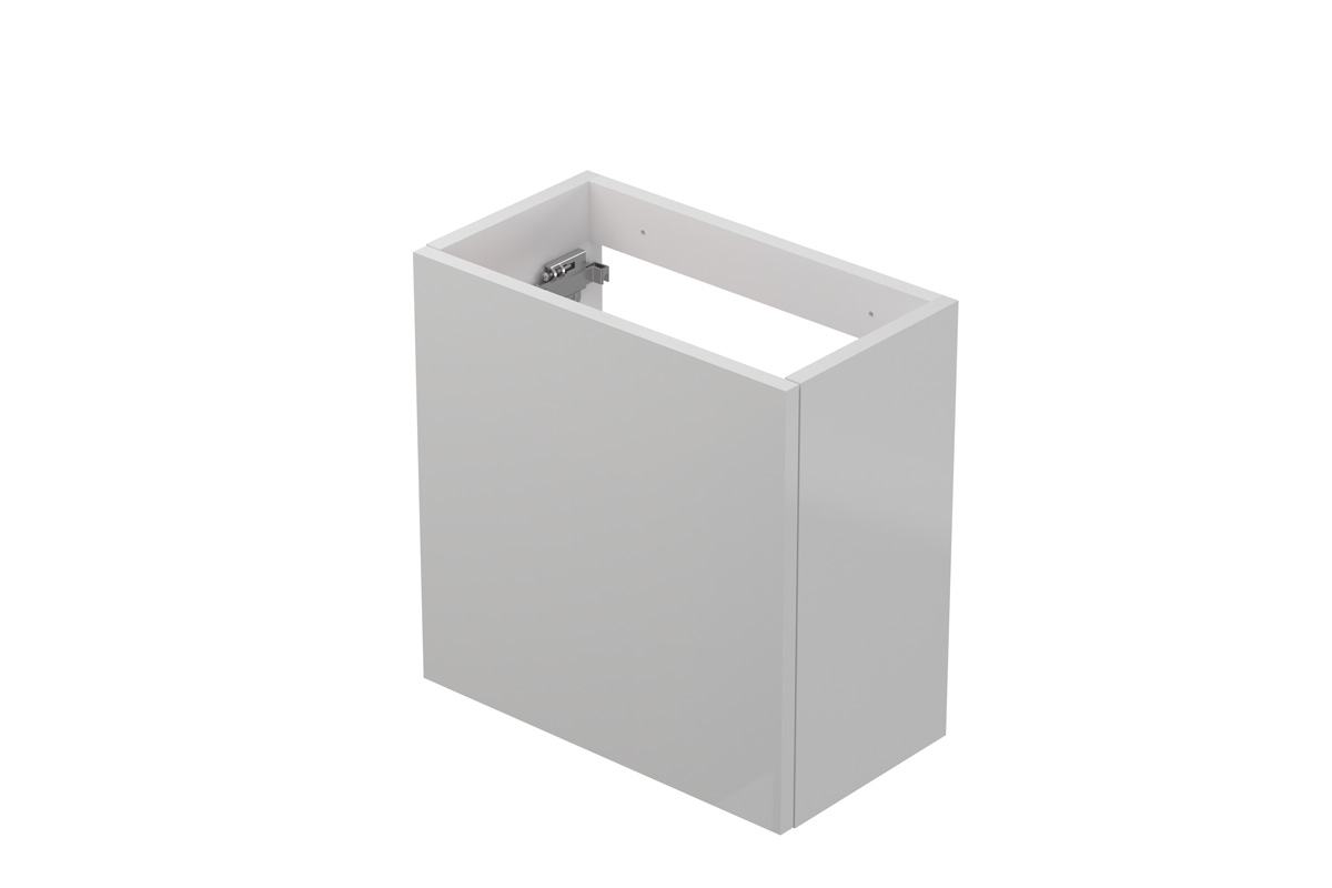 INK Contra/Enter Fontein onderk. P2O deur GL gelakt universeel draaiend H400xB400xD220 Hoogglans wit / 1222200