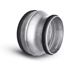 Verloopstuk voor buis geperst 125-080 safe RC125-080S