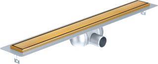 ACO ShowerDrain C colours vloerflens incl. rooster 785 H=65mm Glanzend Goud 9010.91.09-GG
