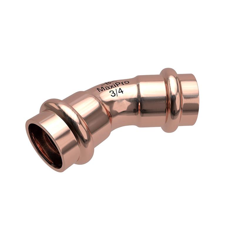 Banninger MaxiPro Bocht 45 gr 2x pers 1/2 MPA5041 0040001