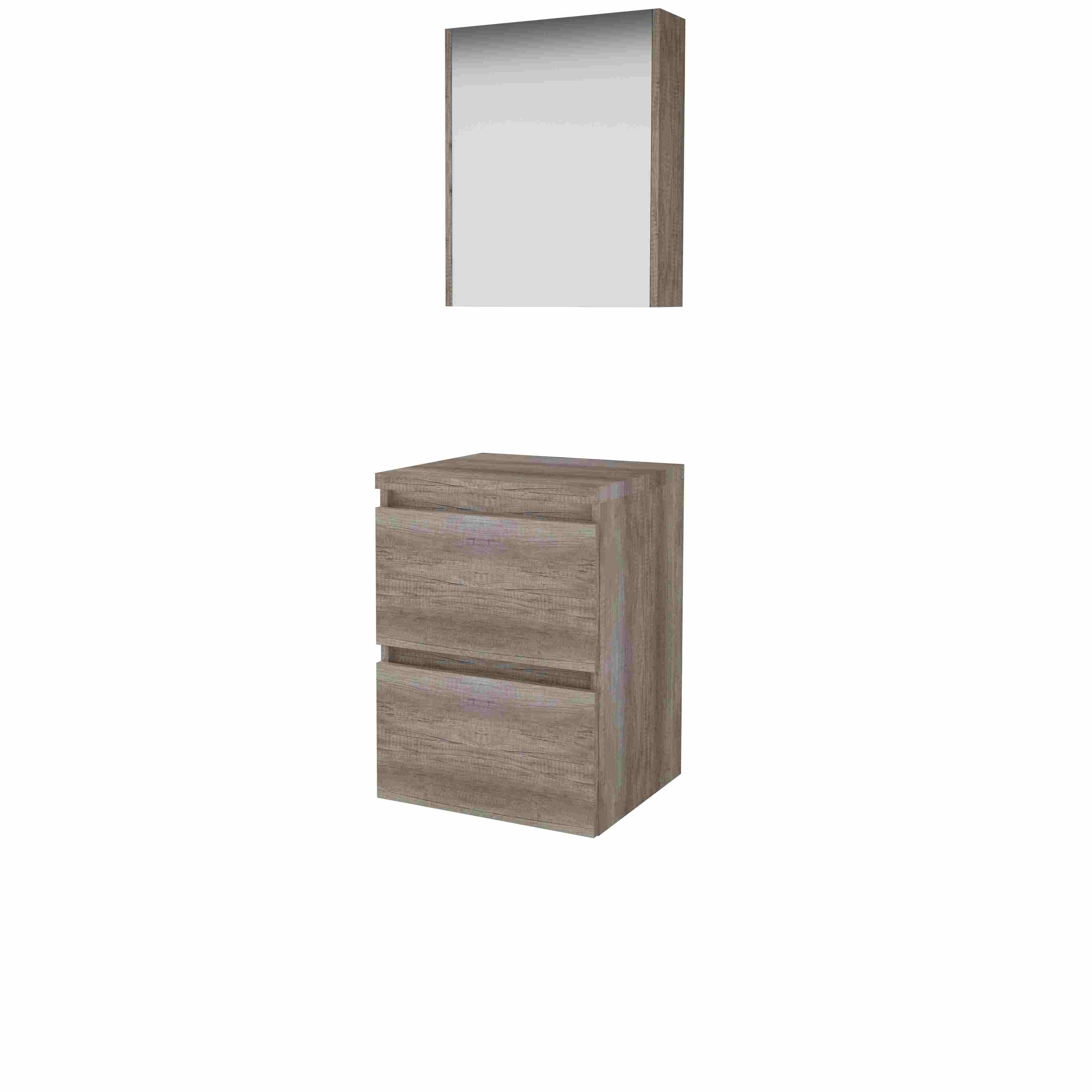 Basic Comfort 46 onderk. GL incl. 2 la + afdekplaat incl. sp.kast B500xD460 Scotch Oak / 1813512