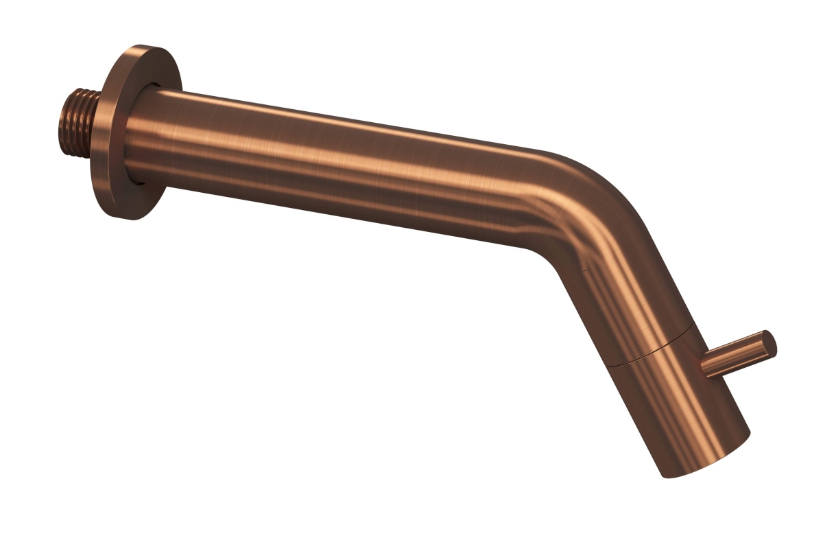 INK fonteinkraan koudwater wandmodel inkortbaar 9902316 mat rose goud