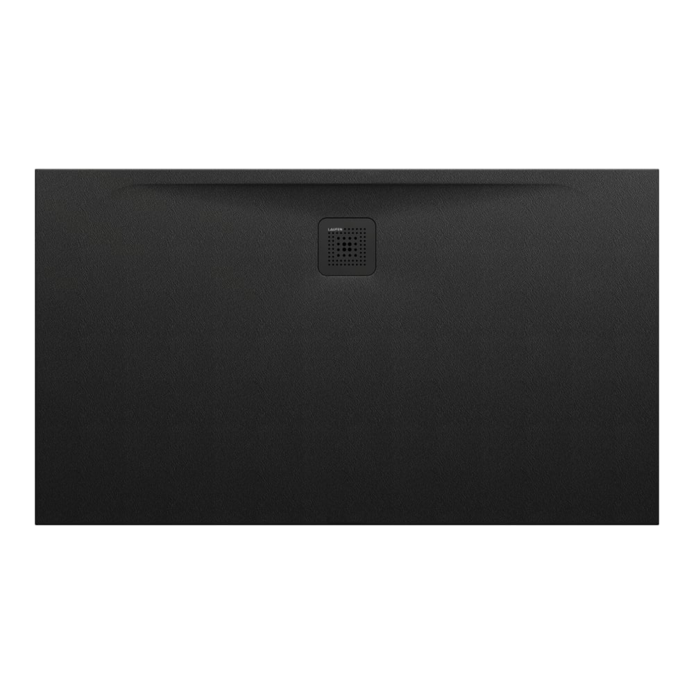 Laufen Pro Marbond douchebak 140x80 rechthoekig Black matt H2109530800001