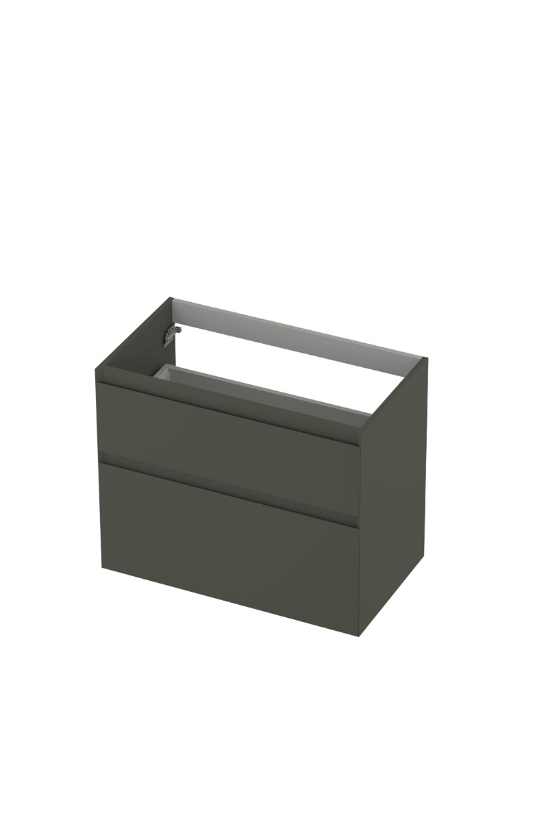 INK onderk. 2 la GL gelakt 45gr a-symm. H800xB450xD650 Mat beton groen / 1240827