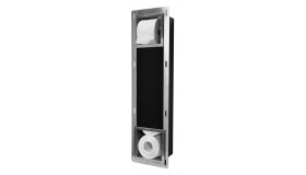 Inbouw-toiletrolhouder + reserve-rollen RVS 28.3920