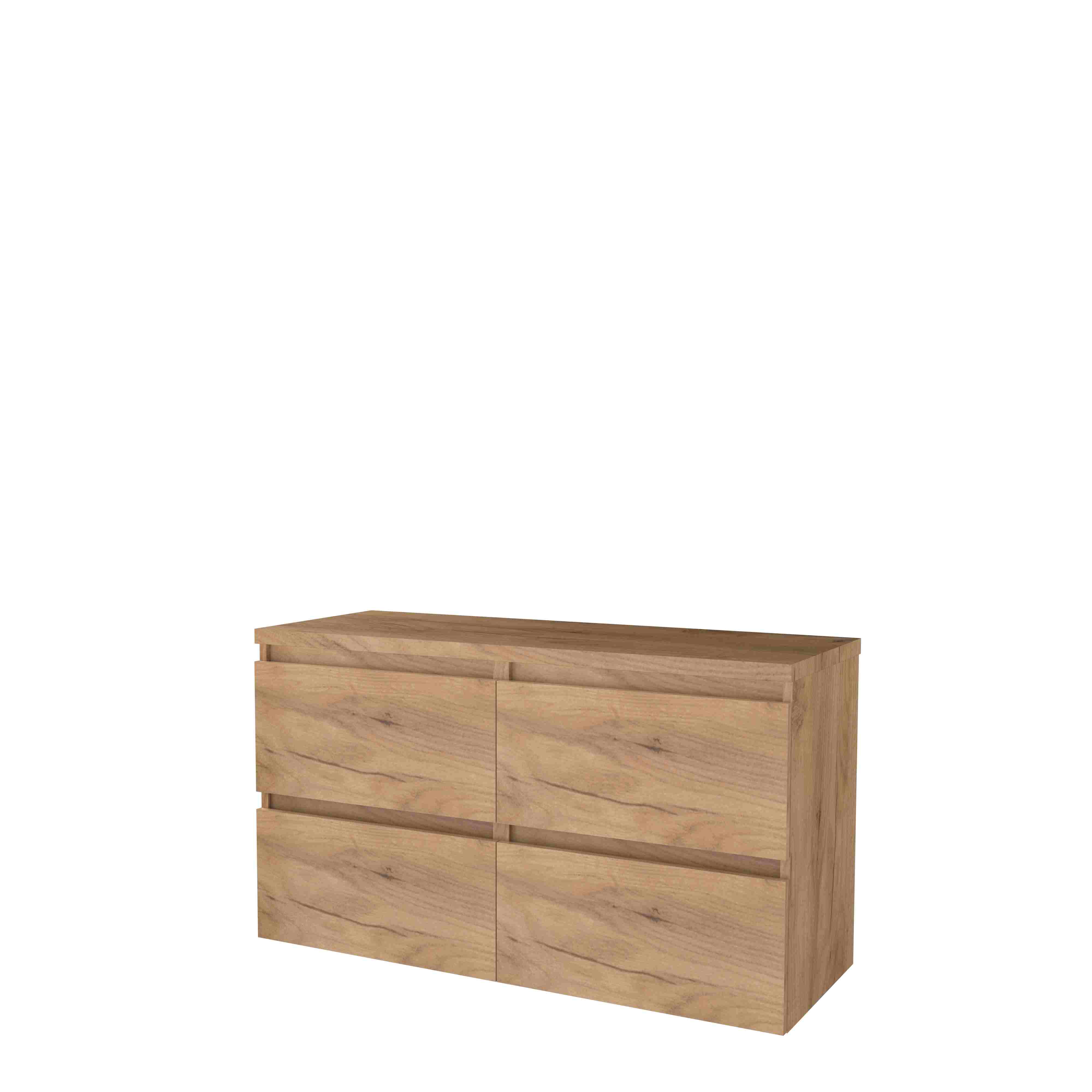 Basic Start 46 onderk. GL incl. 4 la + afdekplaat B1200xD460 Whisky Oak / 1813436