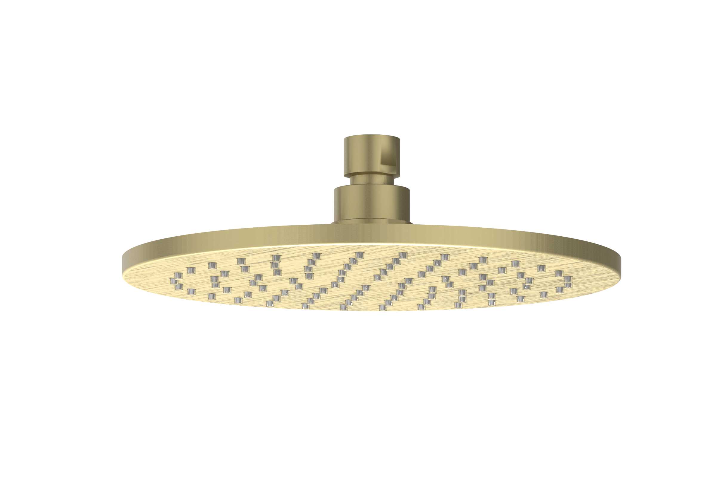 IVY Toebehoren Hoofddouche medium 20cm met antikalk nozzels 6900662 RVS316 gebr. mat goud PVD