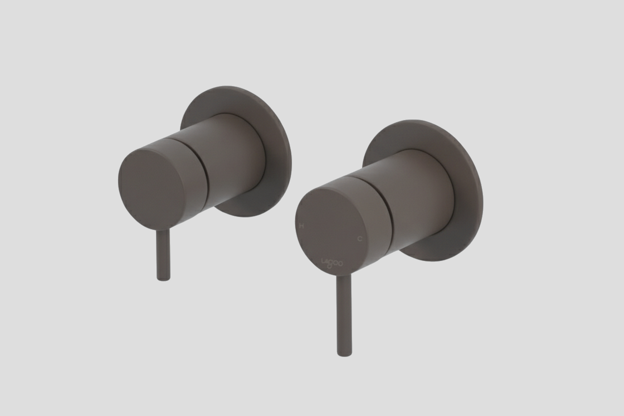 Lagoo Garda Inbouw douche-/badmengkraan met 2-weg omstel G2230TC Tuscany