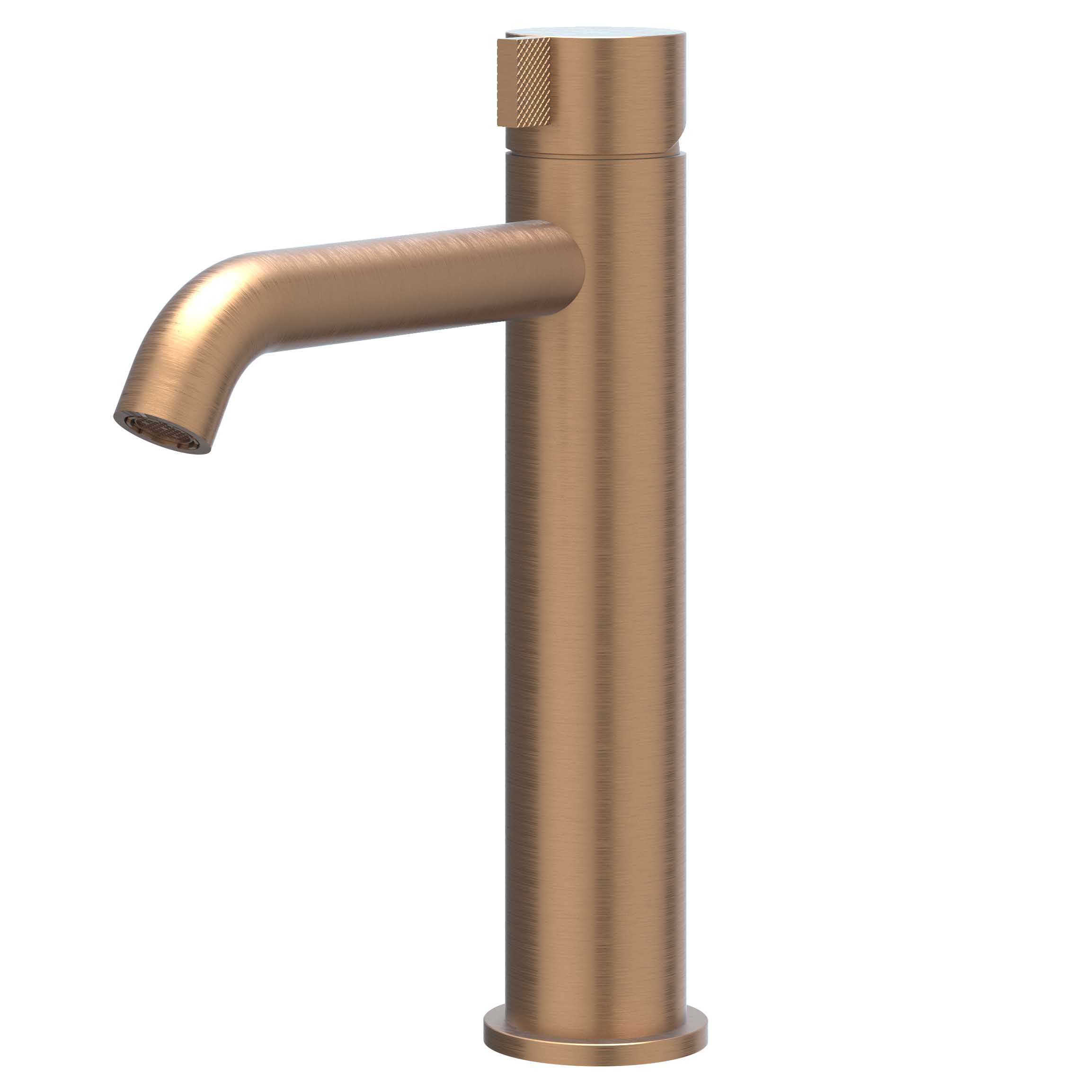 IVY Tribe Eenhendel wastafelmengkraan opbouw model M coldstart 6100413 RVS316 gebr. mat koper PVD