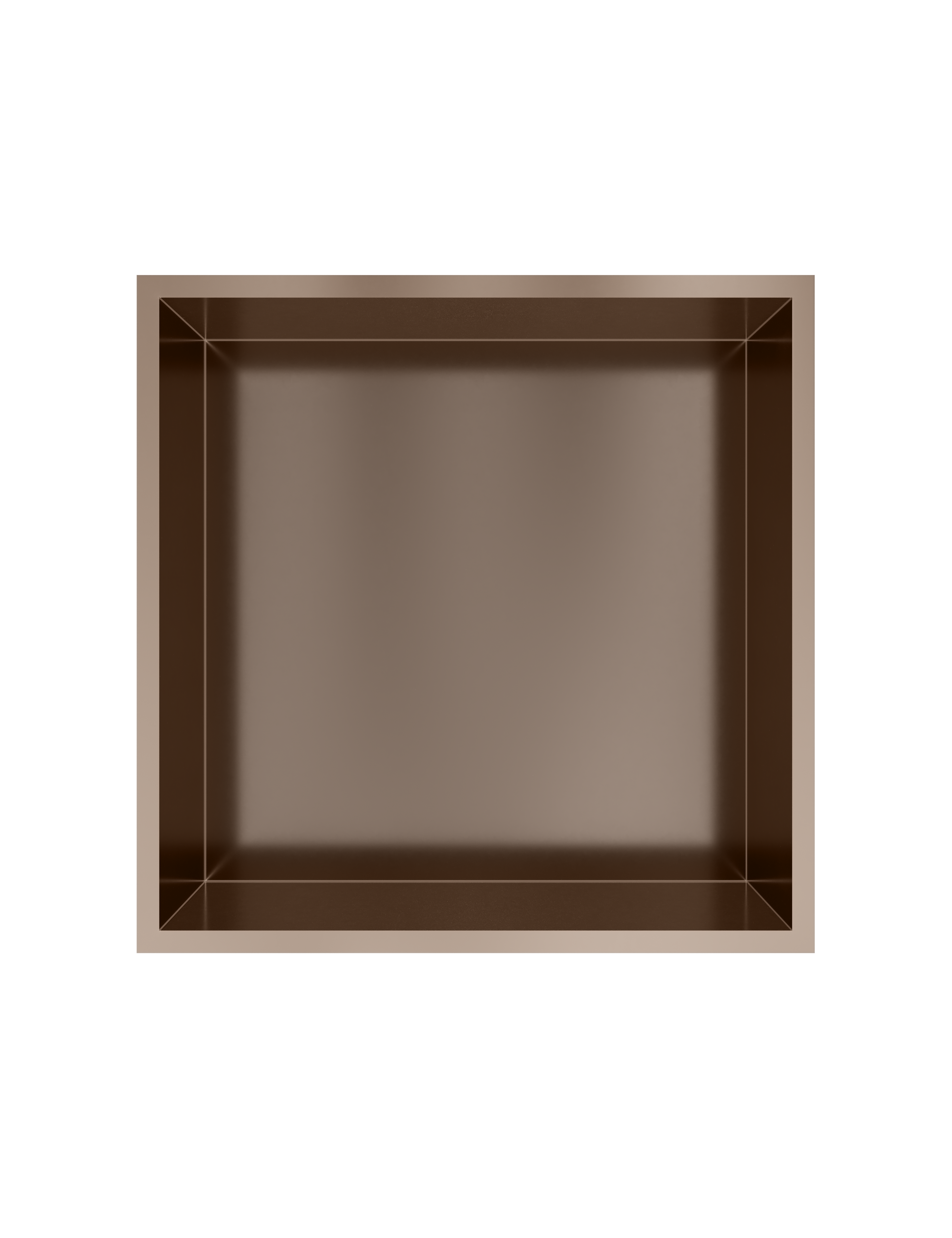 Hotbath More inbouwbox of inbouwnis 30x30x10cm BOX030TB Tuscan bronze