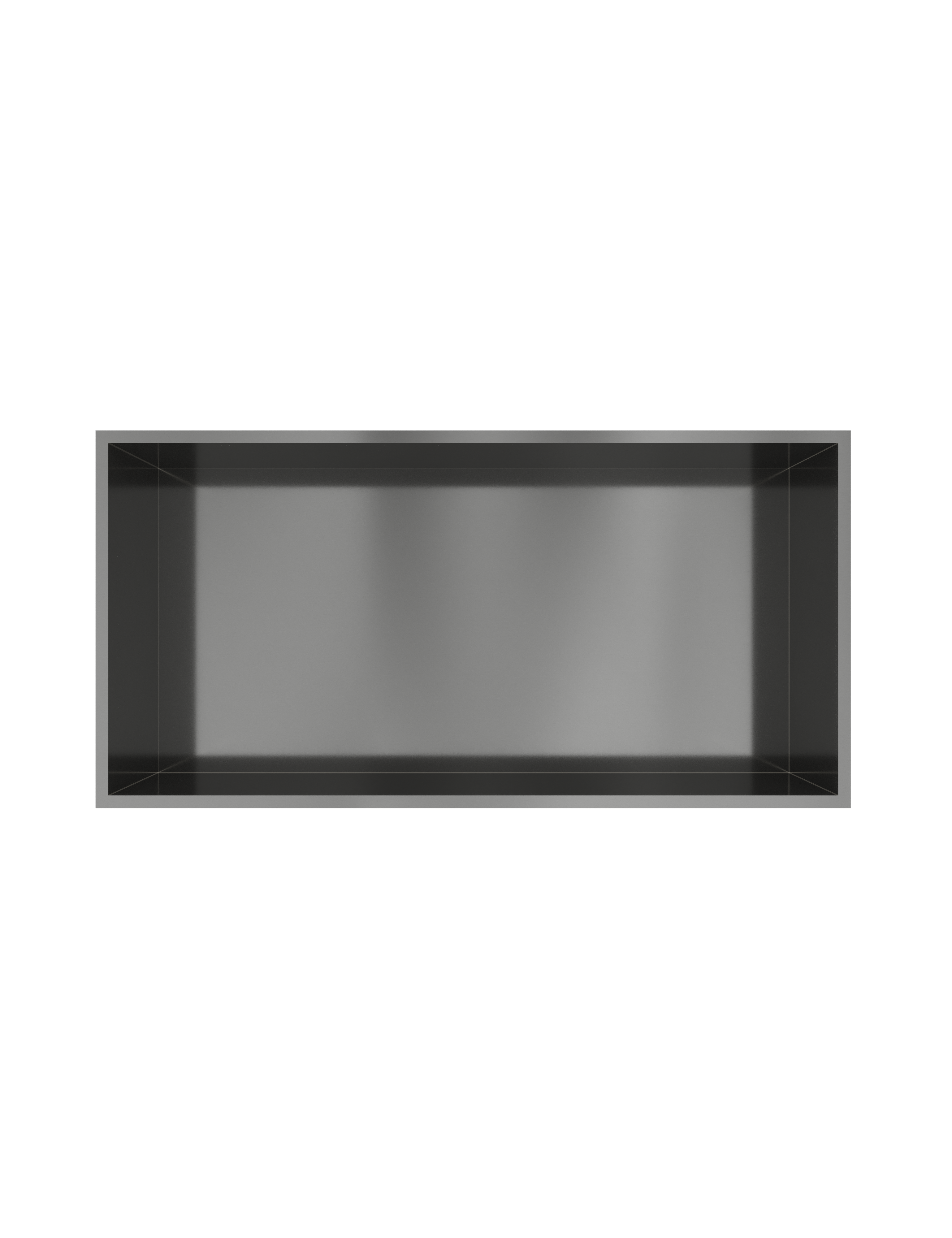 Hotbath More inbouwbox of inbouwnis 30x60x10cm BOX060BGP Geborsteld gunmetal PVD